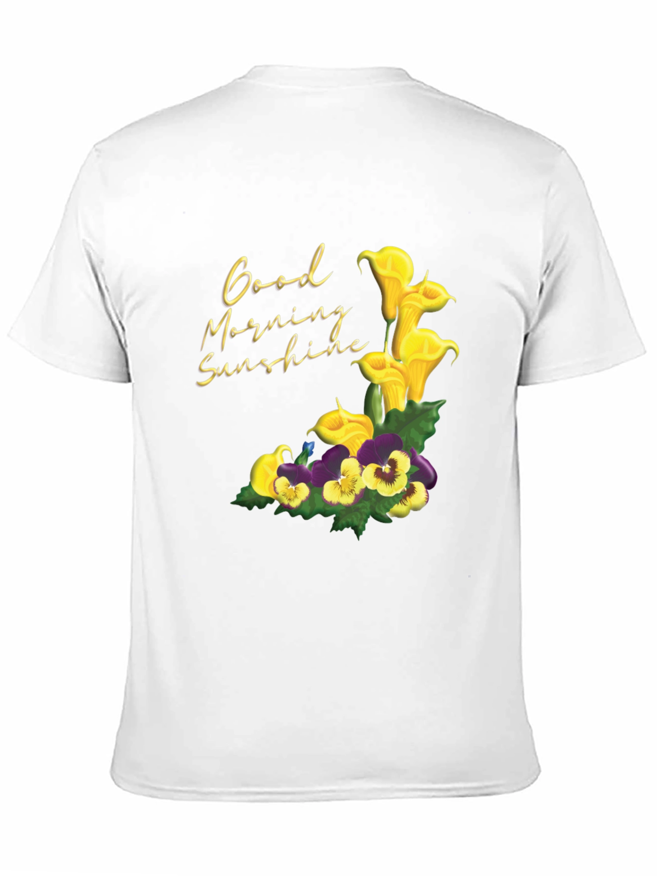 Black Sunshine Floral Graphic Tee view 11