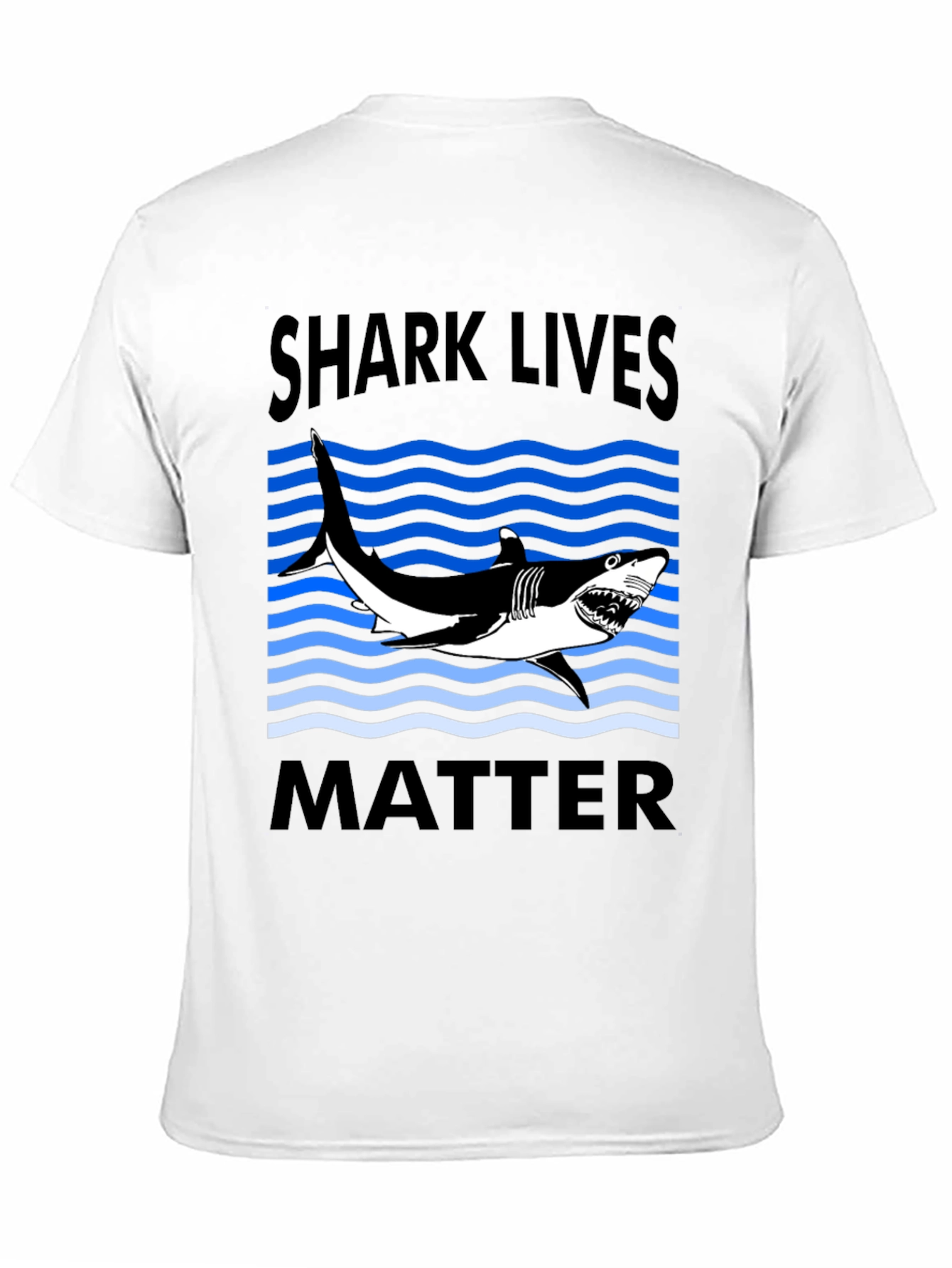 Black Shark Lives Matter Graphic T-Shirt view 11