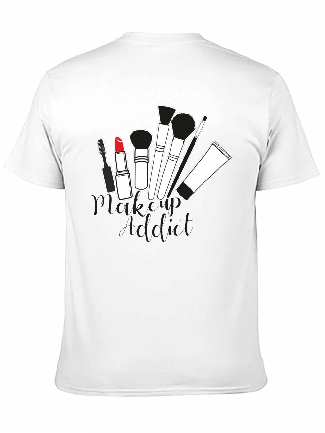 Makeup Addict Black T-Shirt - 11