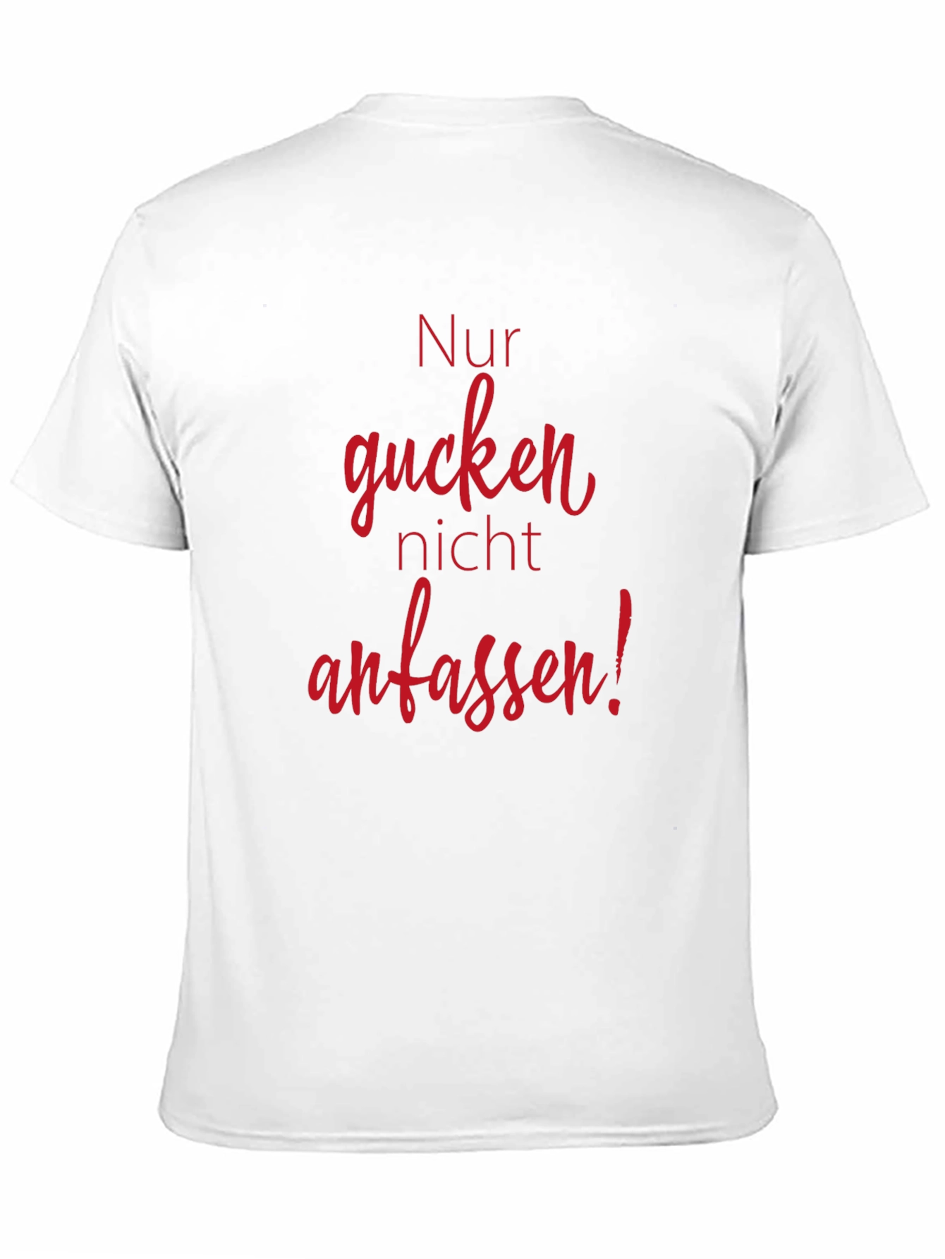 Black Nur gucken, nicht anfassen T-Shirt view 11