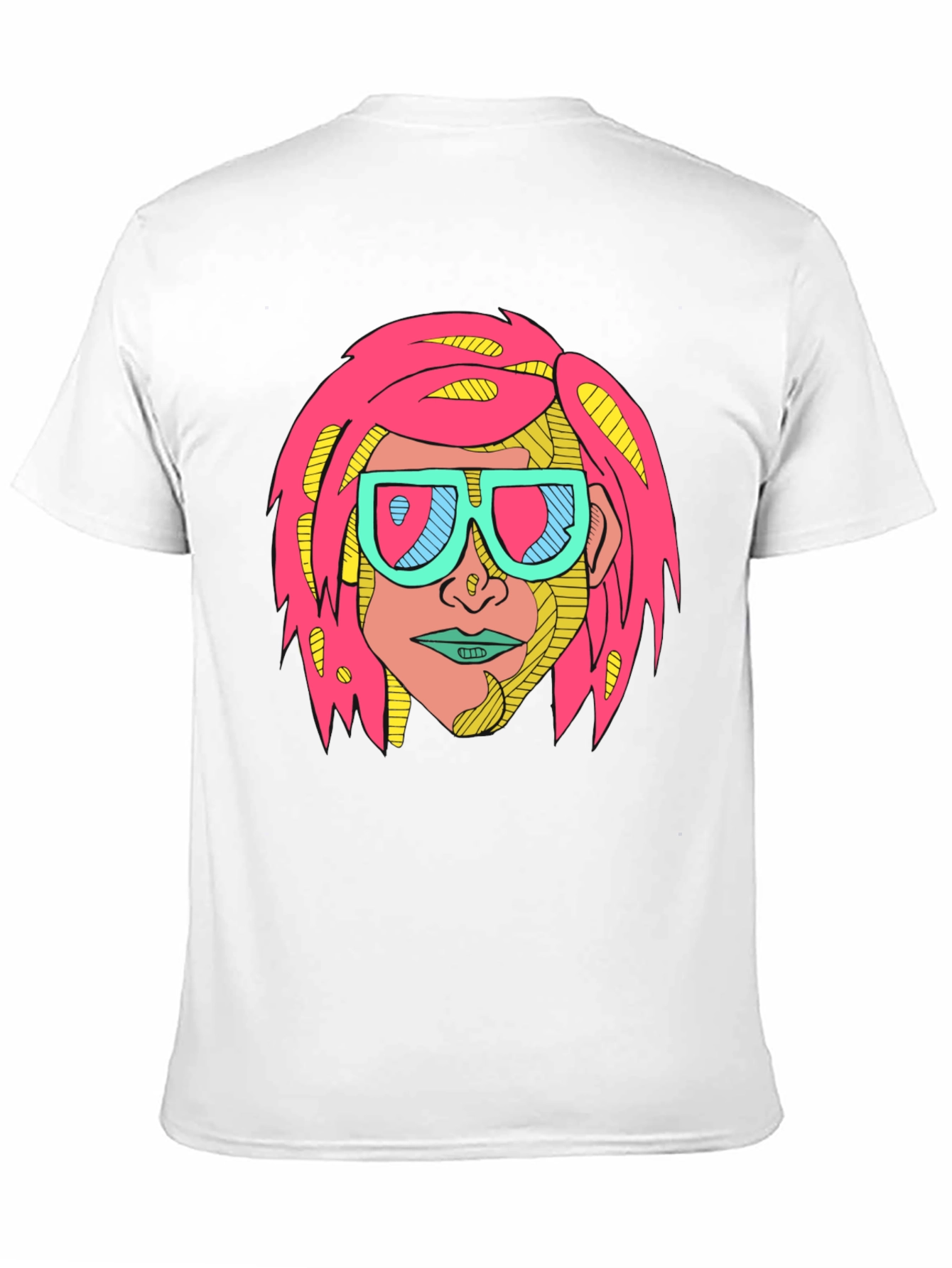 Black Funky Graphic Tee - Retro Pop Art Design view 11