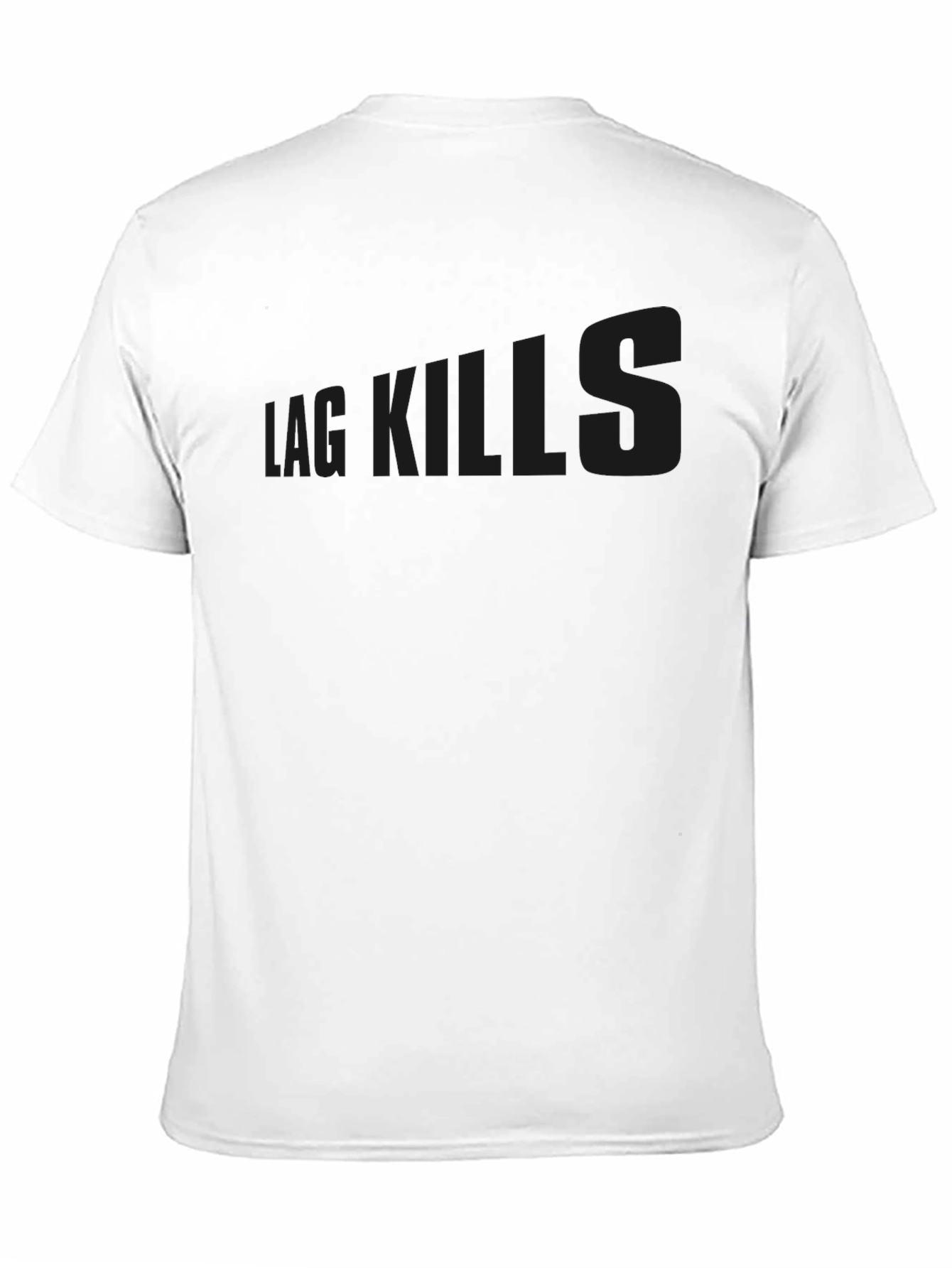 Black Black T-Shirt 'Lag Kills' view 11