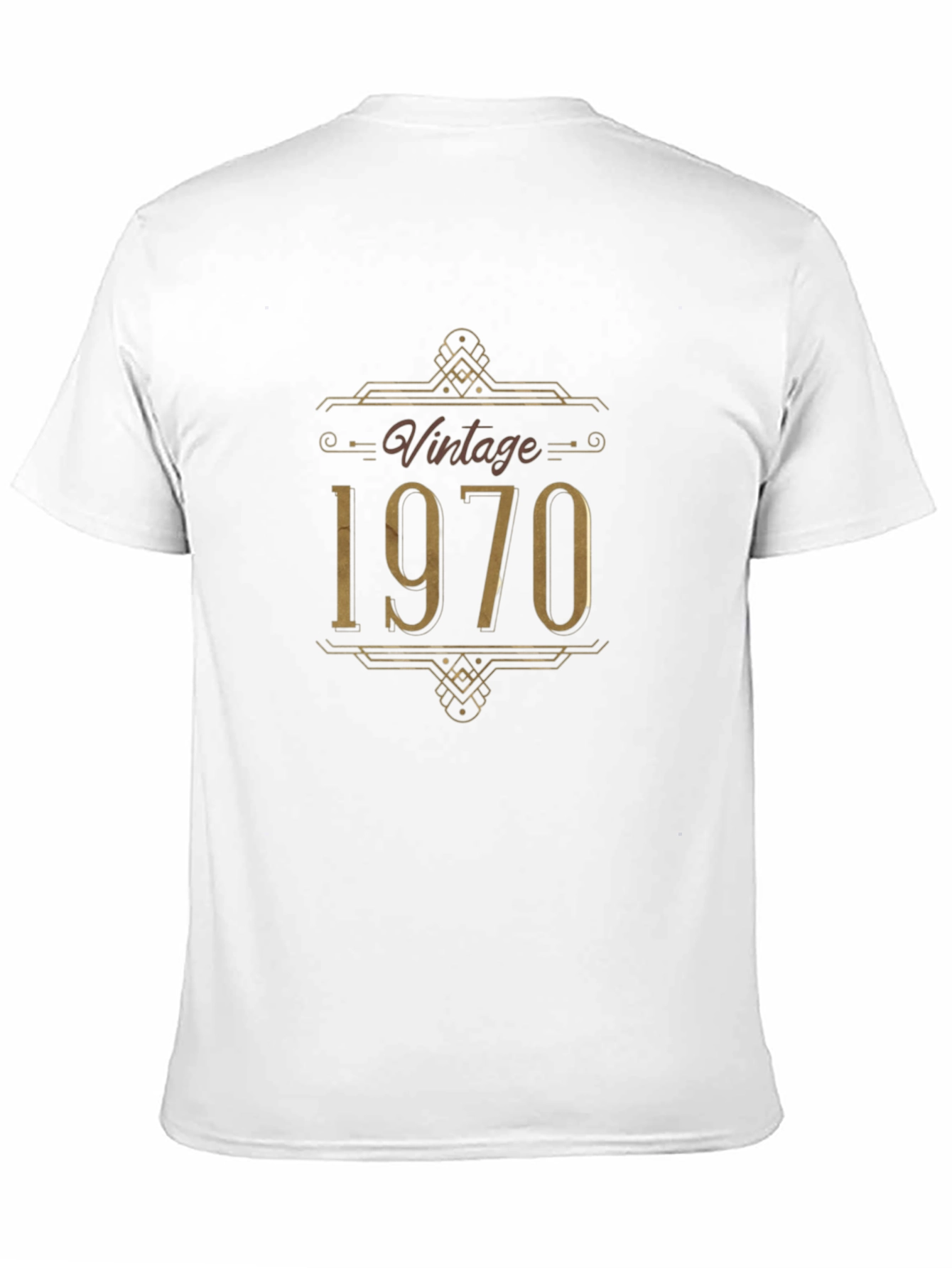 Black Vintage 1970 T-Shirt - Retro Birthday Gift view 11