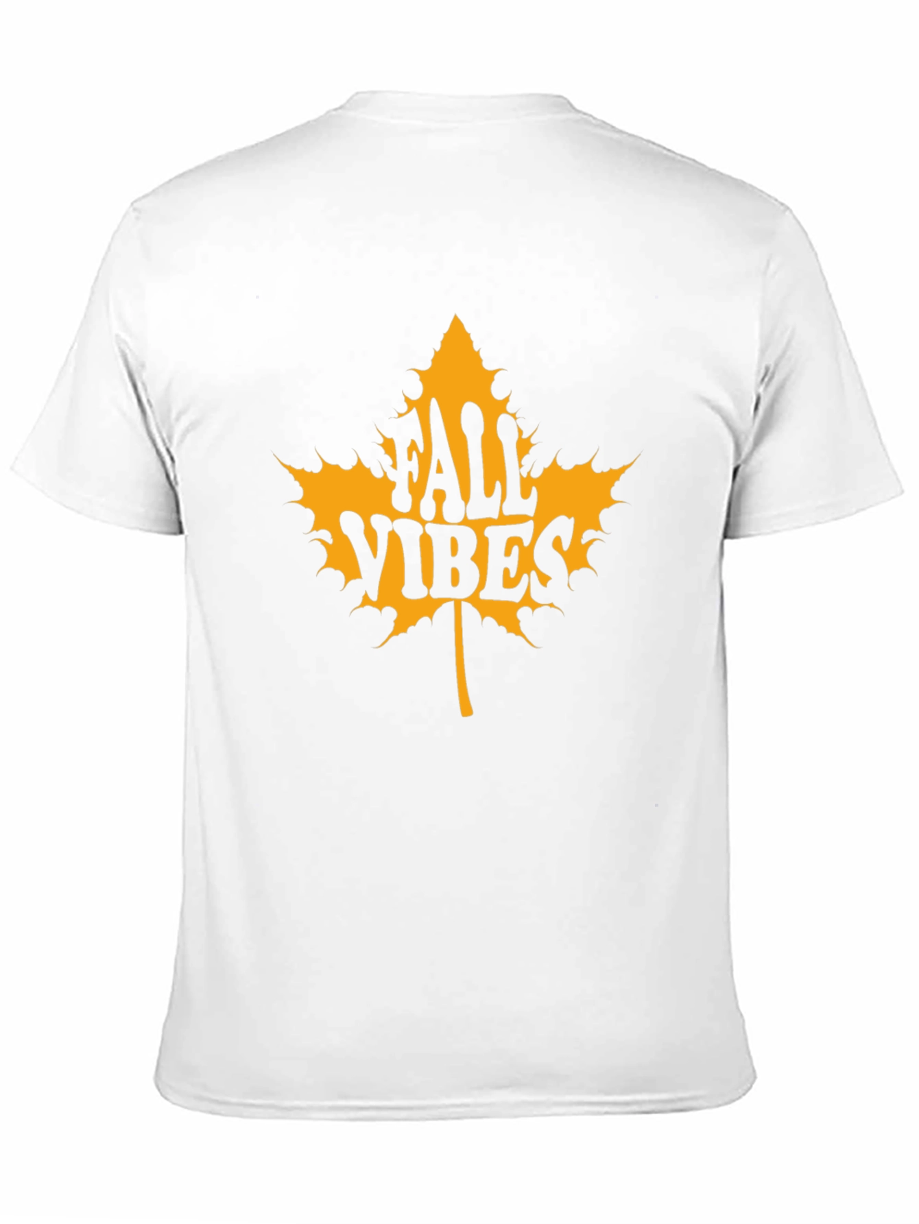 Black Fall Vibes Graphic Tee - Maple Leaf Design view 11