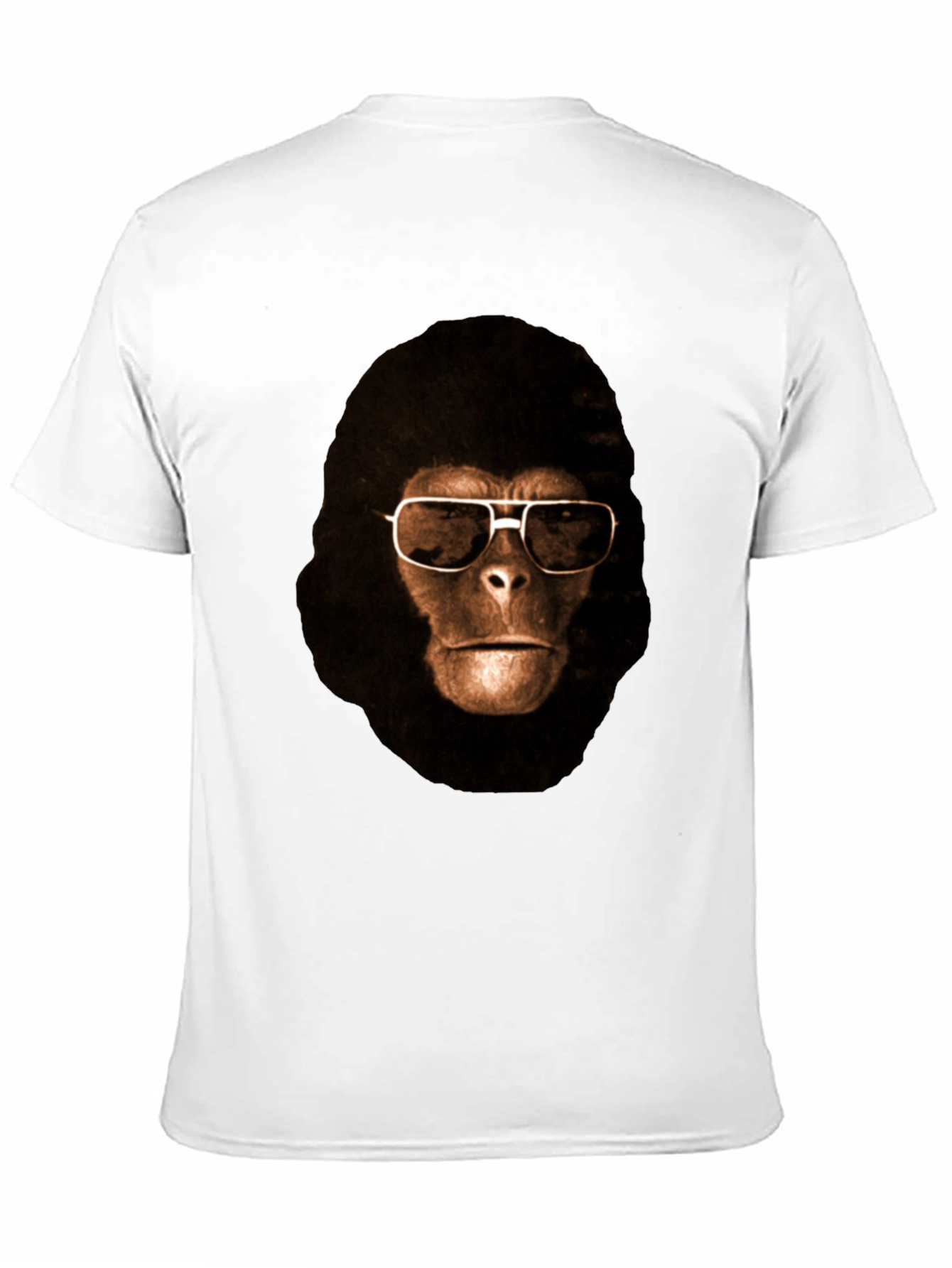 Black Cool Ape Graphic Tee - Black Cotton T-Shirt view 11