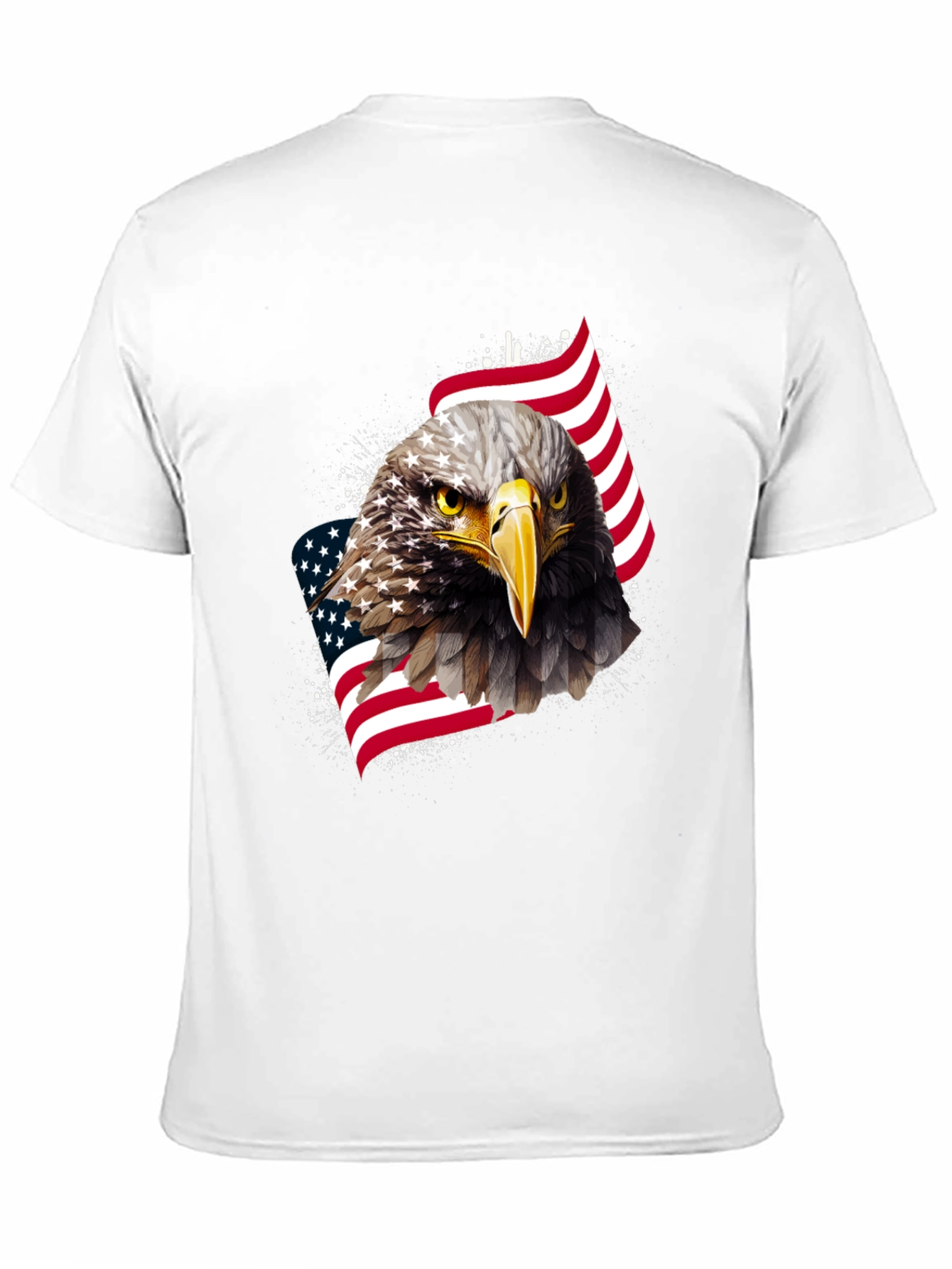 Black American Eagle Graphic Tee - Patriotic Style view 11
