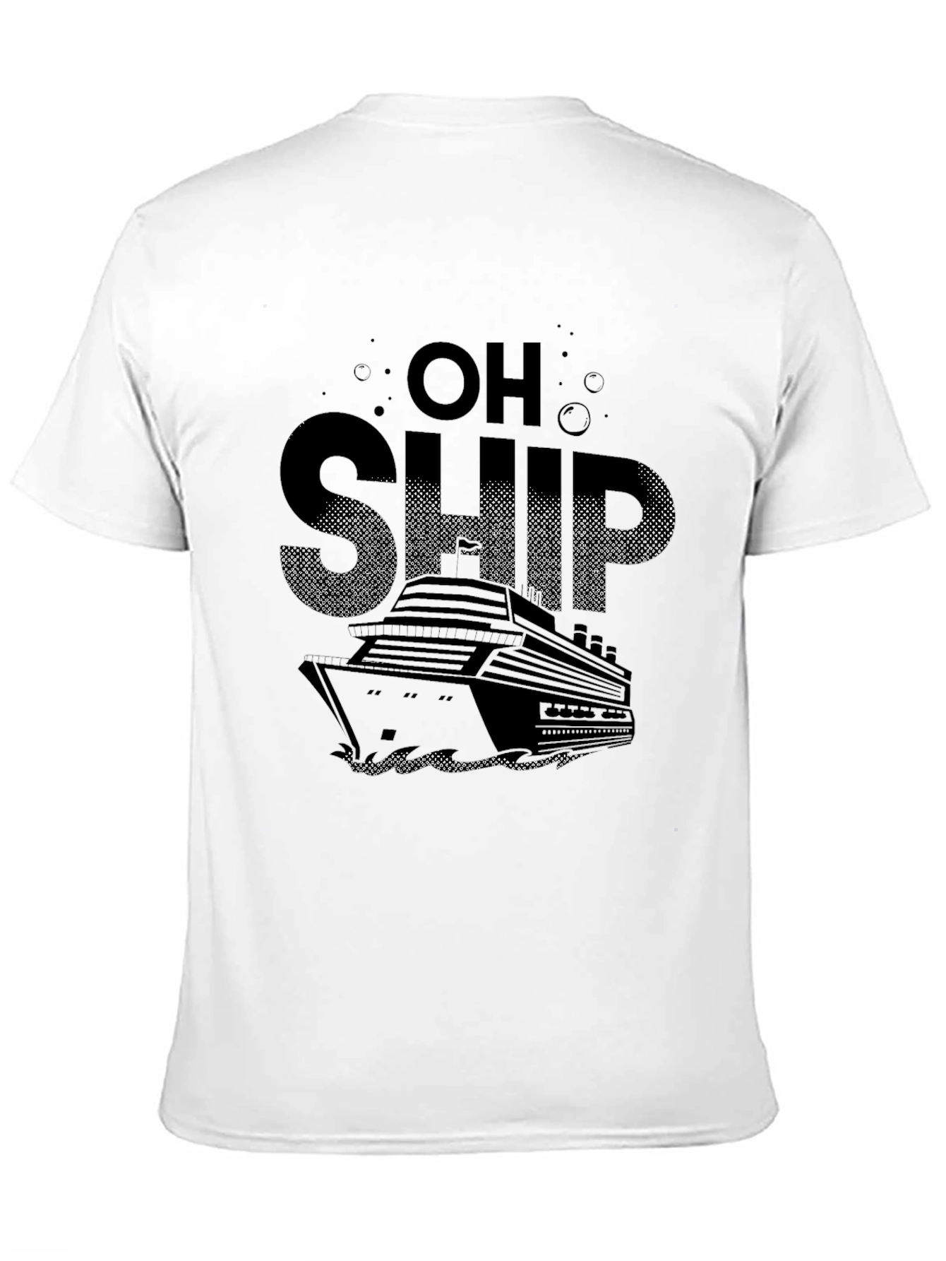 Black Oh Ship Cruise T-Shirt view 11