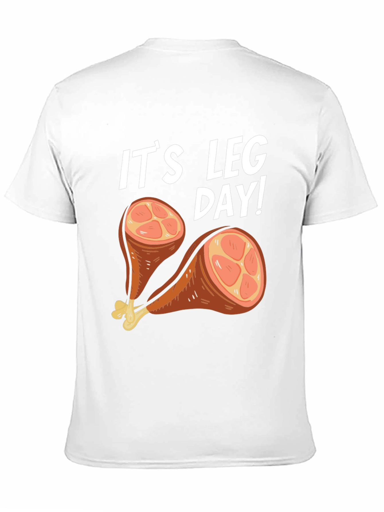 Black It's Leg Day Turkey Humor T-Shirt view 11