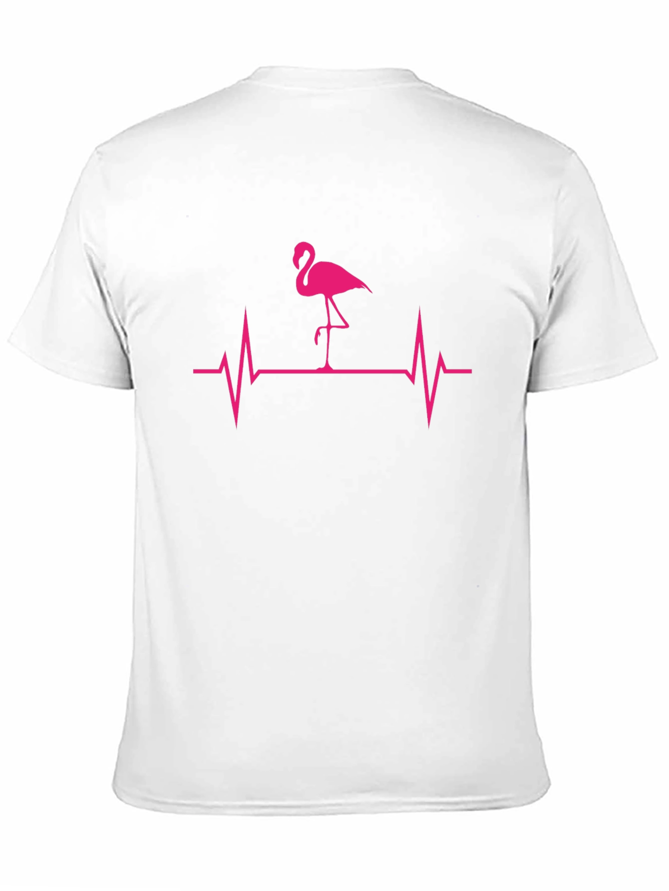 Black Flamingo Heartbeat Graphic Tee view 11