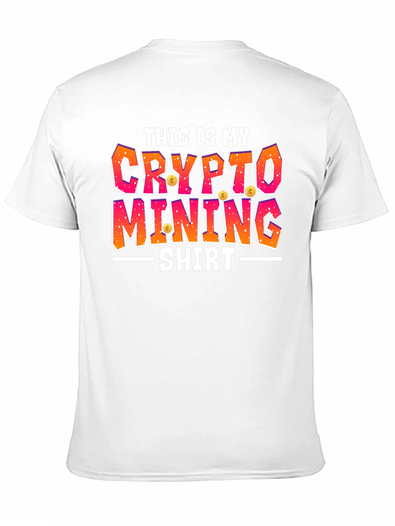 Black Crypto Mining Shirt - Funny Bitcoin T-Shirt view 11