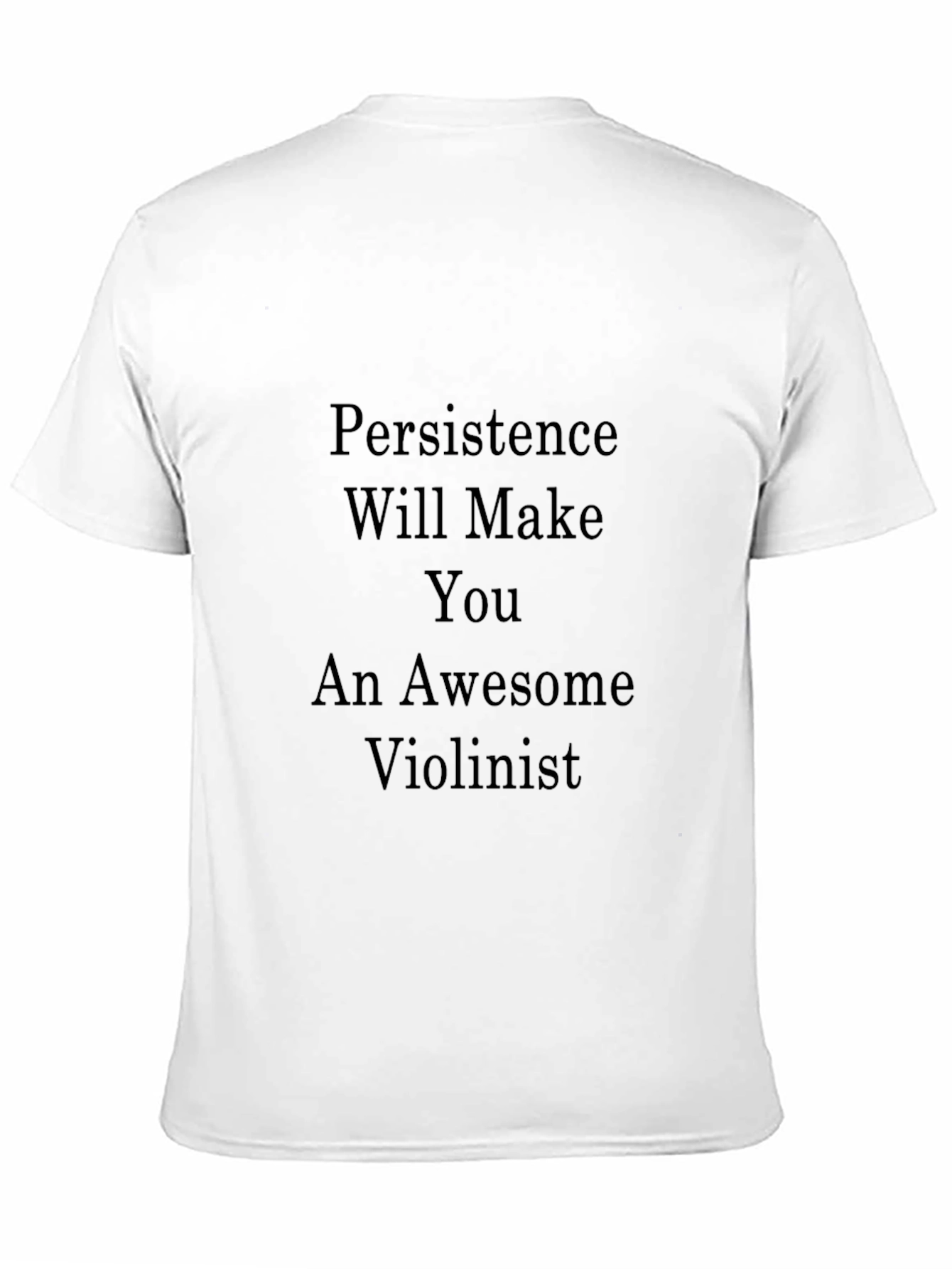 Black Persistence Violinist Black T-Shirt view 11