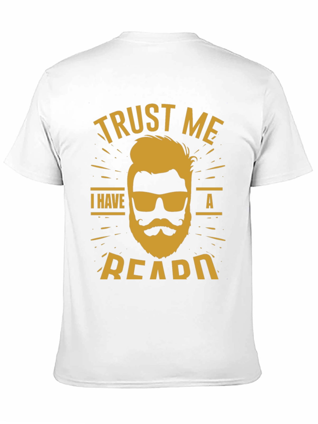 Black Trust Me I Have a Beard T-Shirt view 11