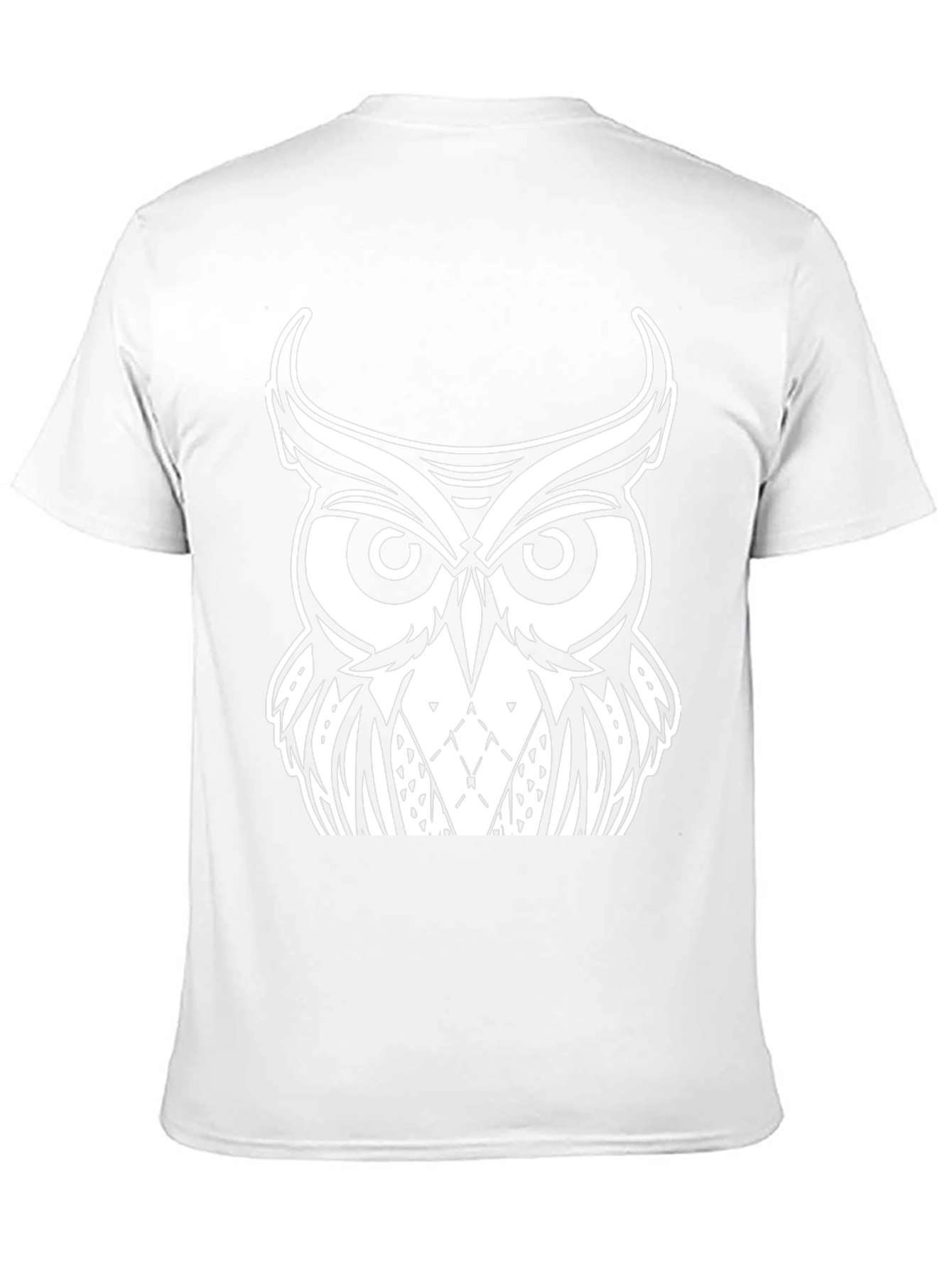 Black Owl Graphic Black T-Shirt - Unique Design view 11