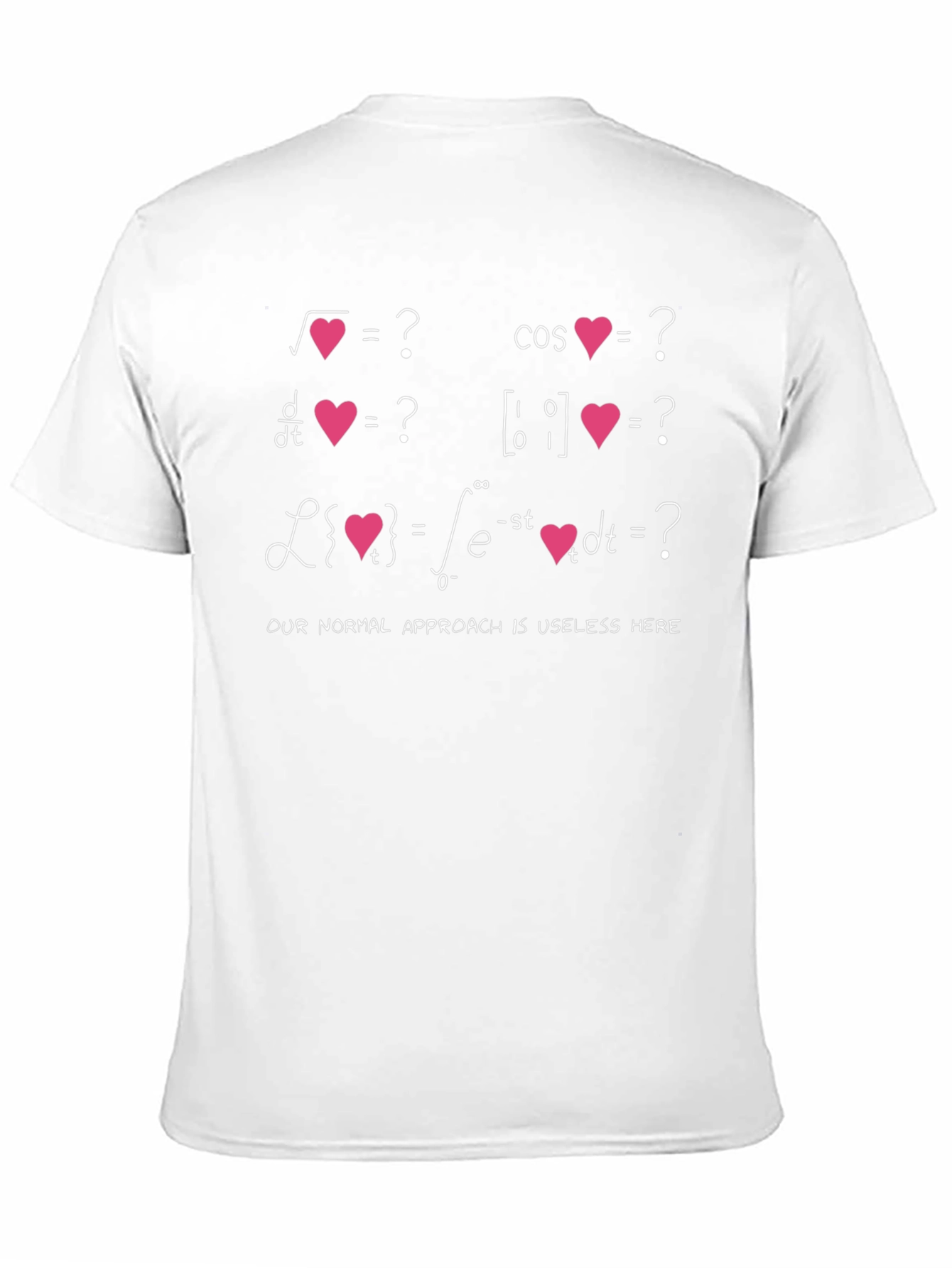 Black Math of Love Black T-Shirt Funny Equations Valentine's Gift view 11