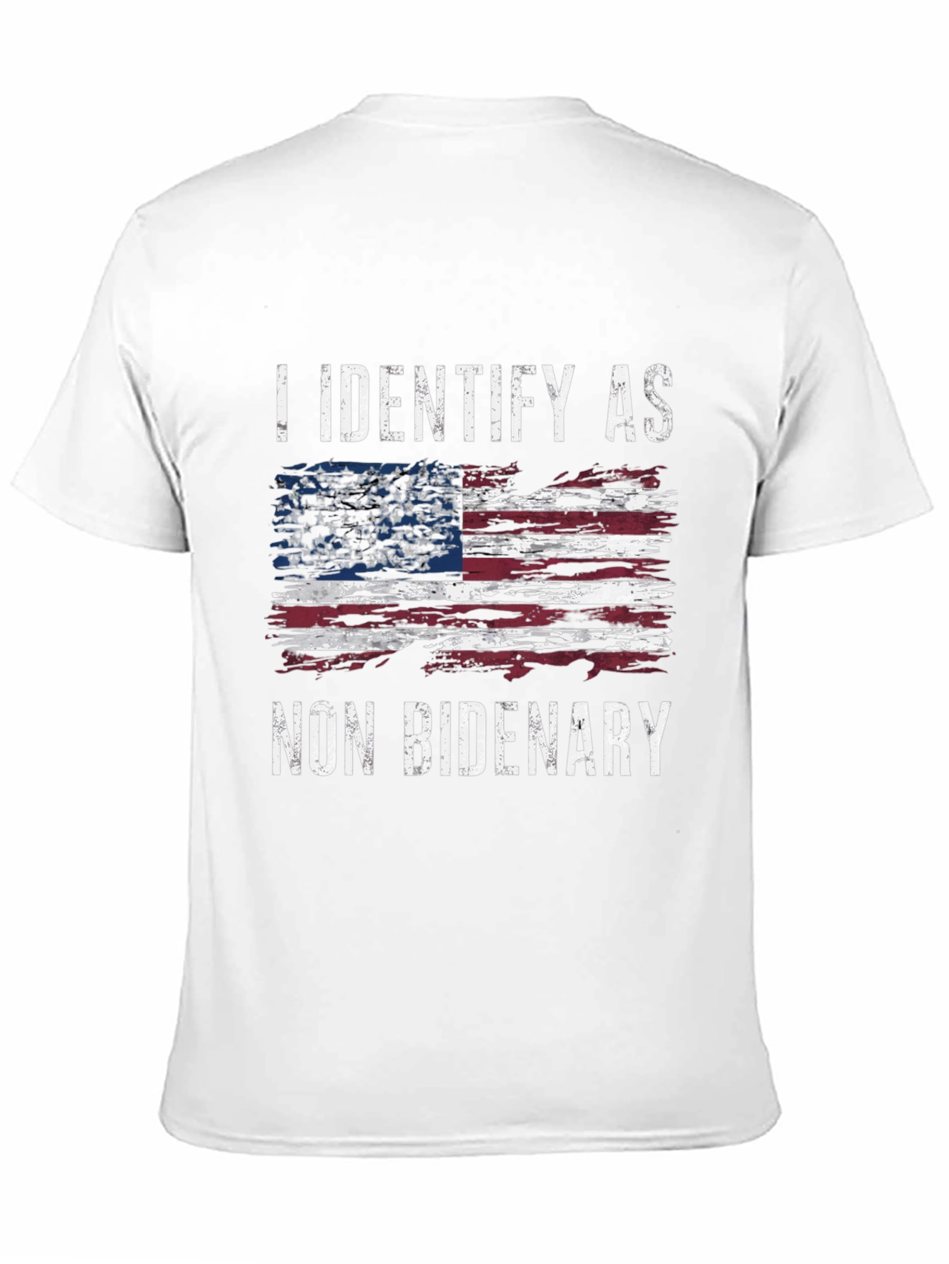 Black Non Bidenary T-Shirt - Political Humor view 11