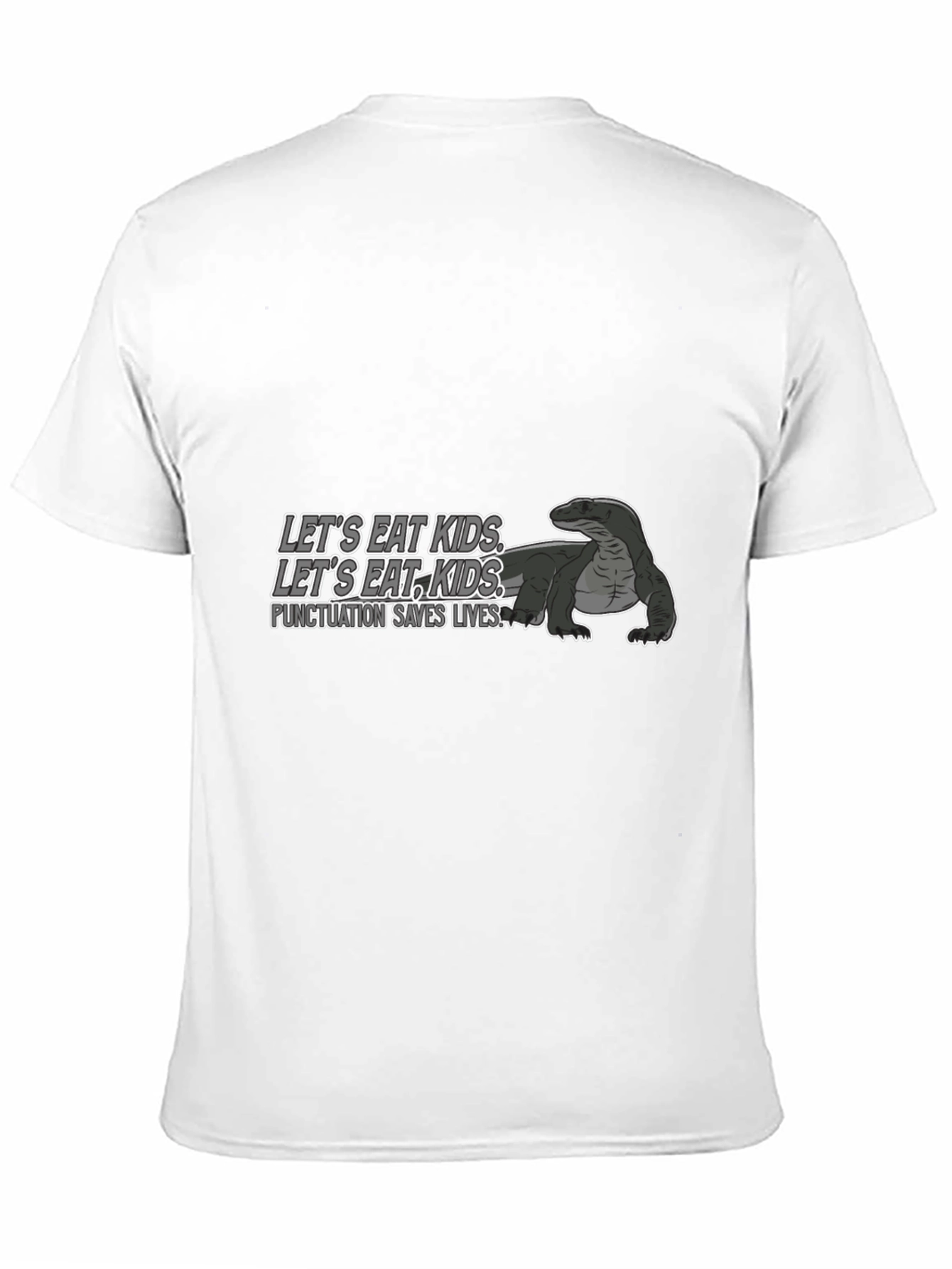 Black Punctuation Saves Lives T-Shirt view 11