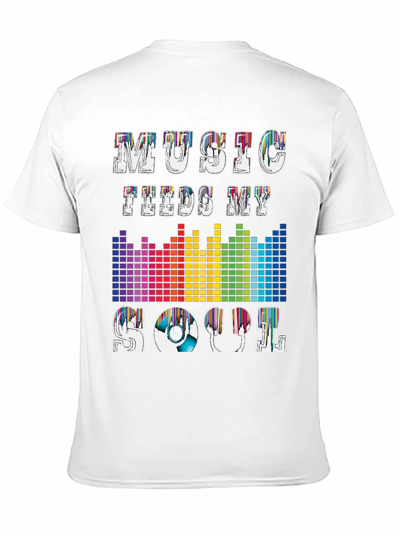 Black Music Feeds My Soul Graphic T-Shirt view 11