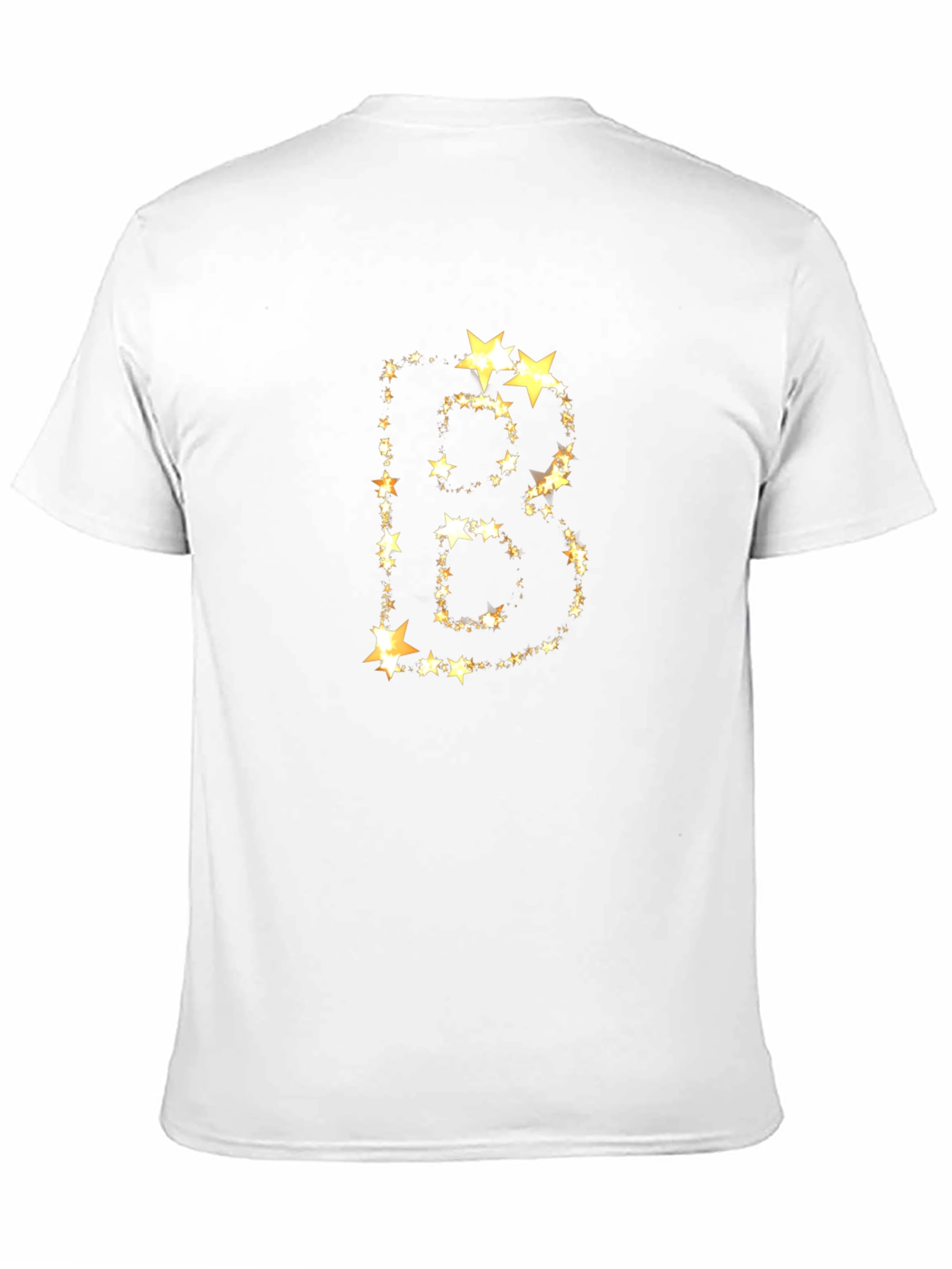 Black Starry Letter B Graphic Tee - Black view 11