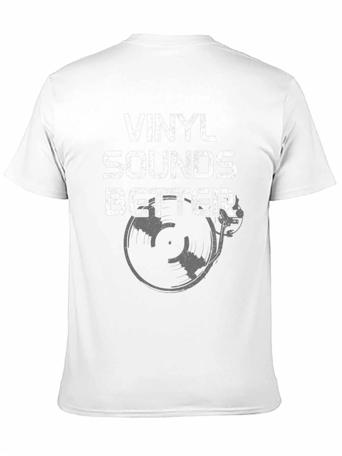 Black Vinyl Sounds Better Graphic T-Shirt - Music Lover Tee view 11