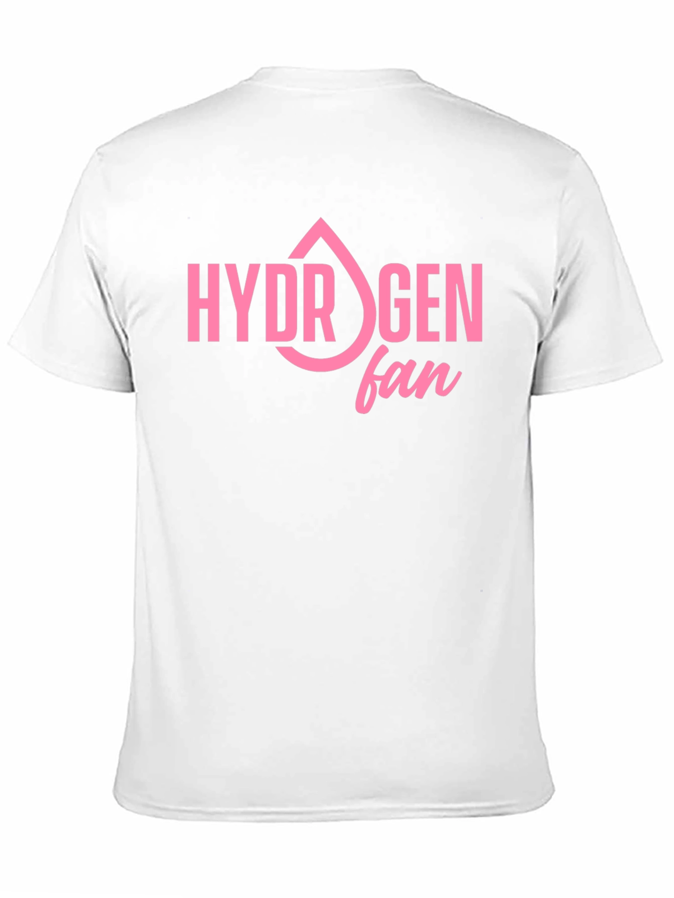 Hydrogen Fan T-Shirt - Black, Pink Graphic Tee - 11