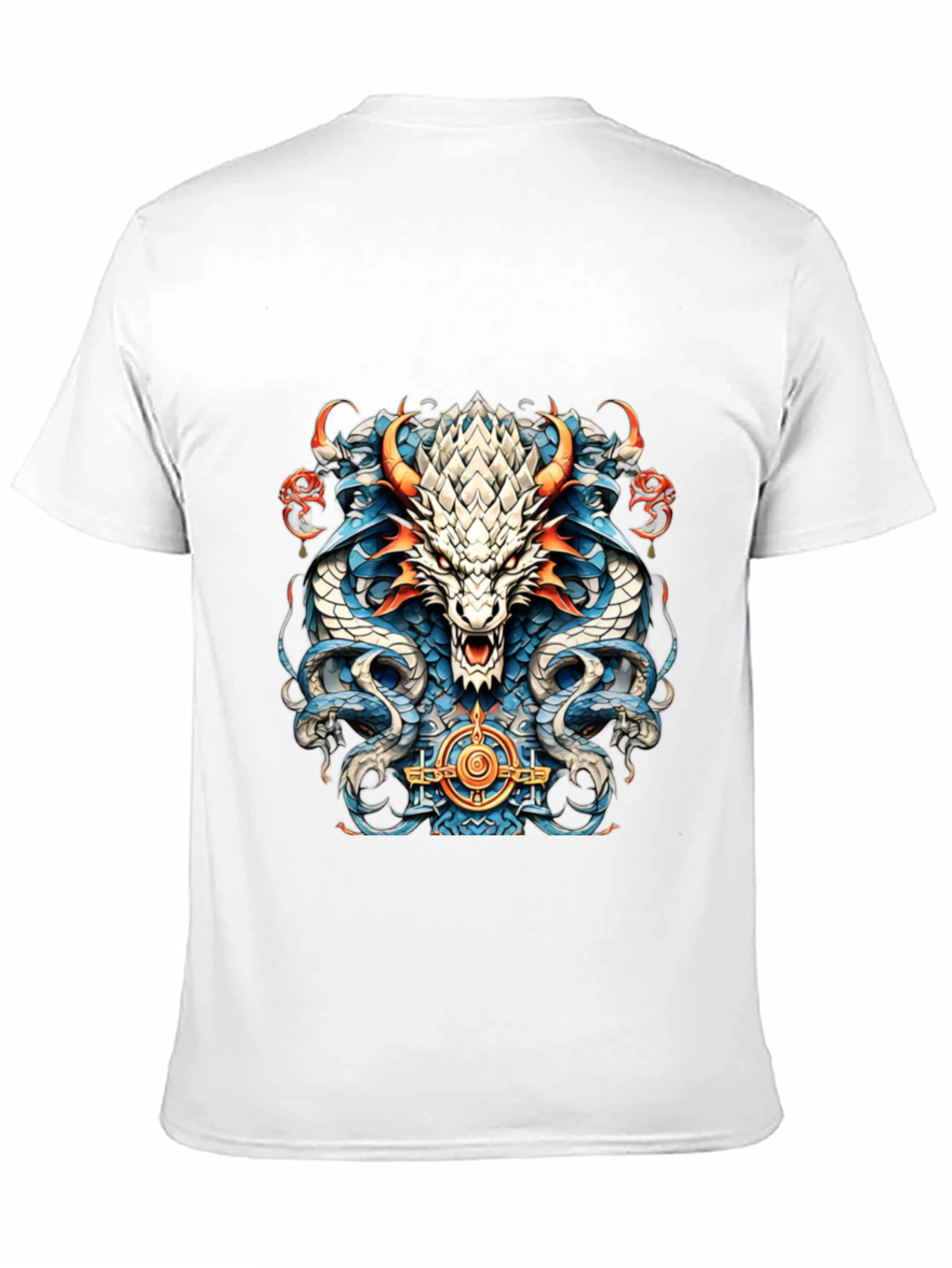 Black Dragon Graphic T-Shirt - Men's Black Tee view 11