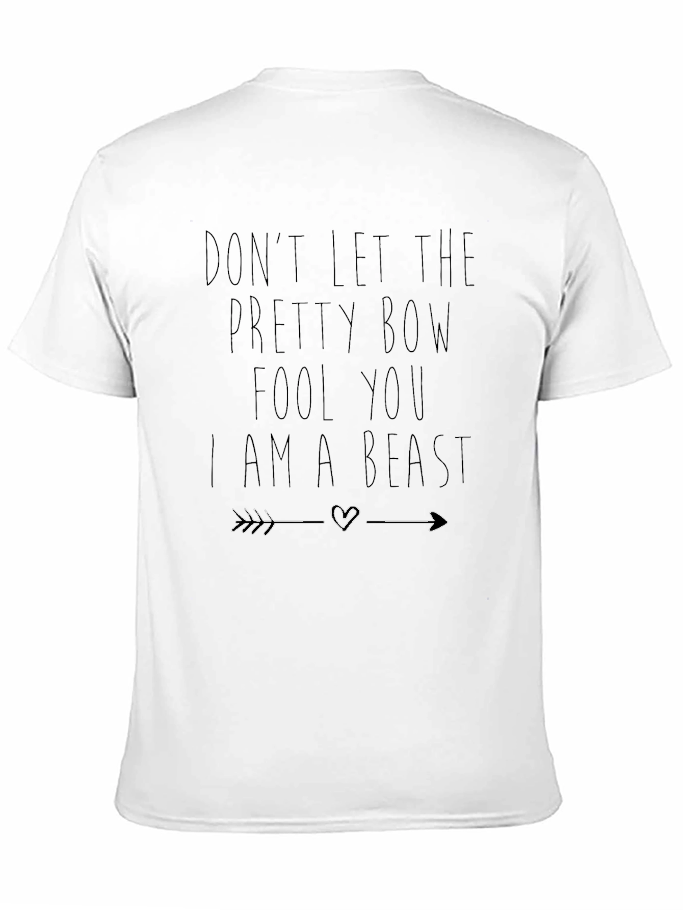Black Don't Let the Pretty Bow Fool You Graphic Tee view 11