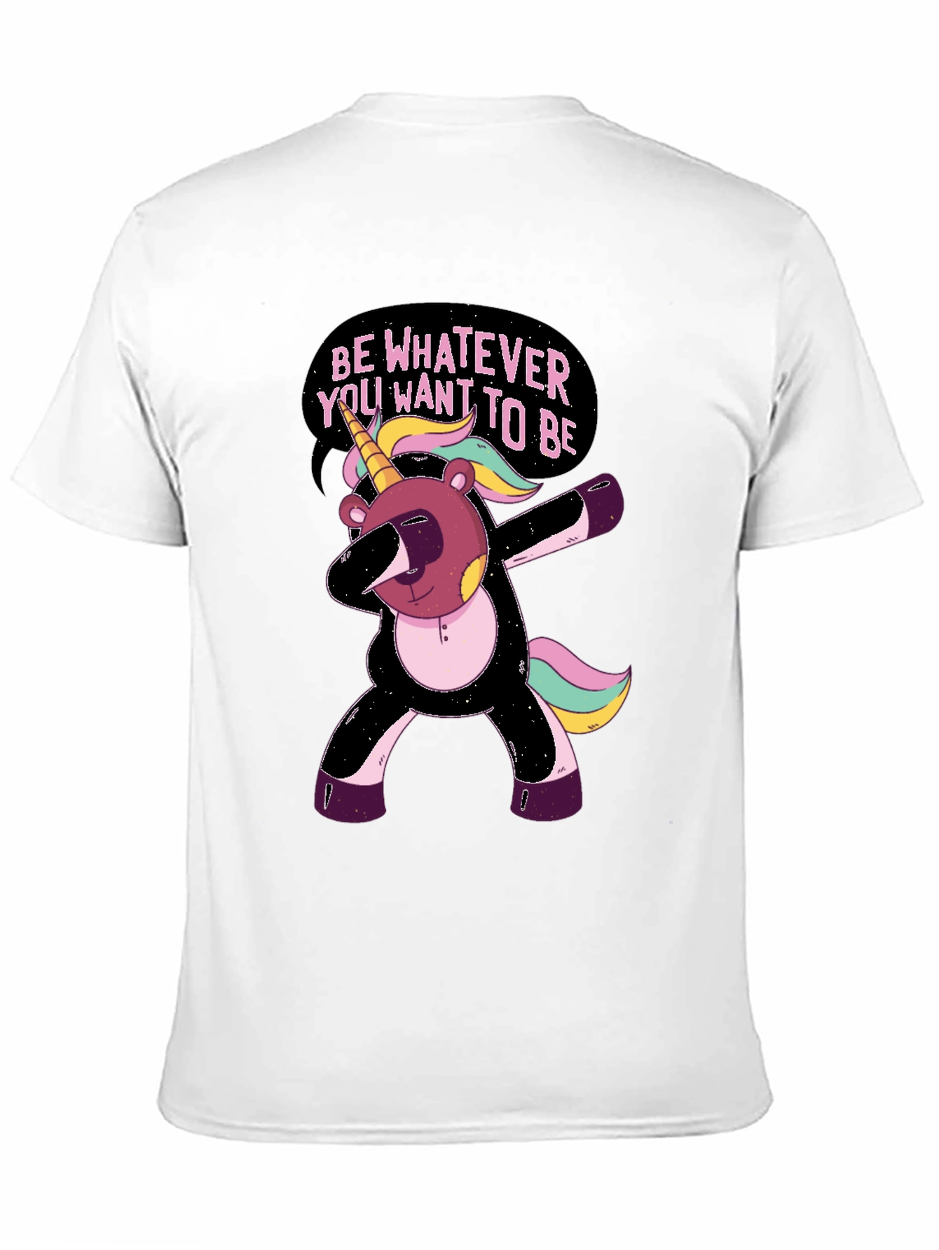 Black Unicorn Bear Dab T-Shirt - Be Whatever You Want To Be! view 11
