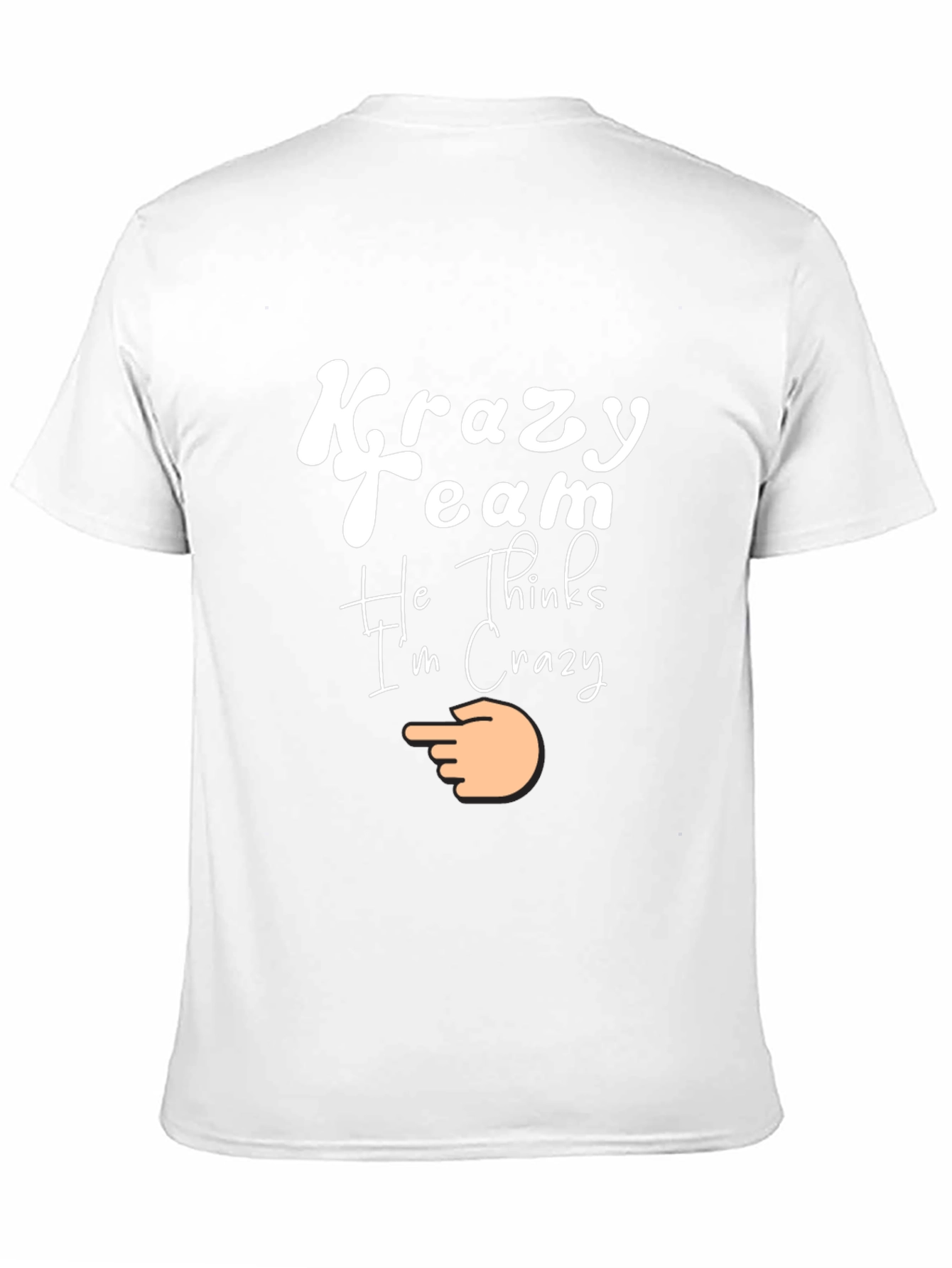 Black Krazy Team Tee - He Thinks I'm Crazy! view 11