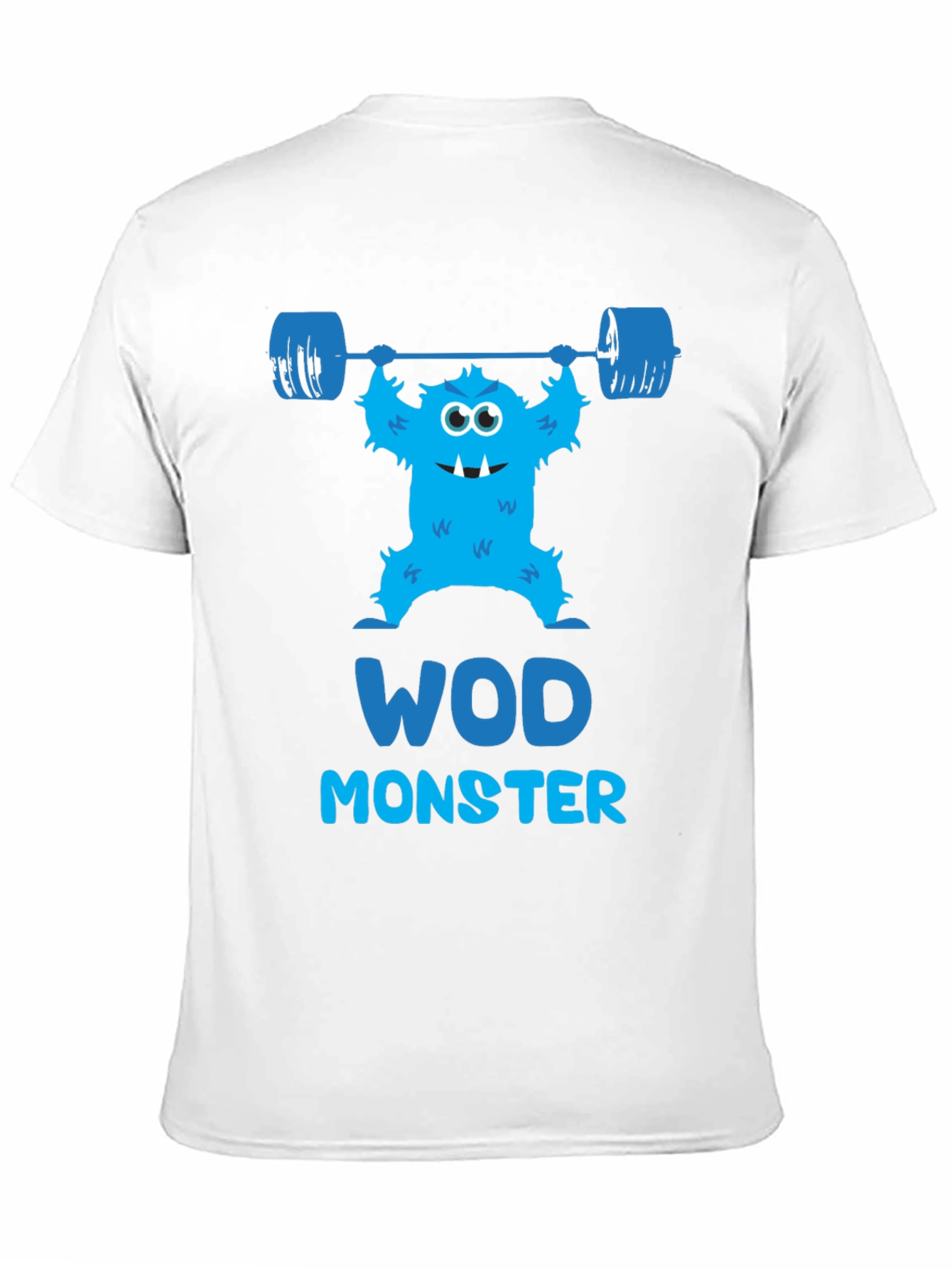 Black WOD Monster Black T-Shirt view 11