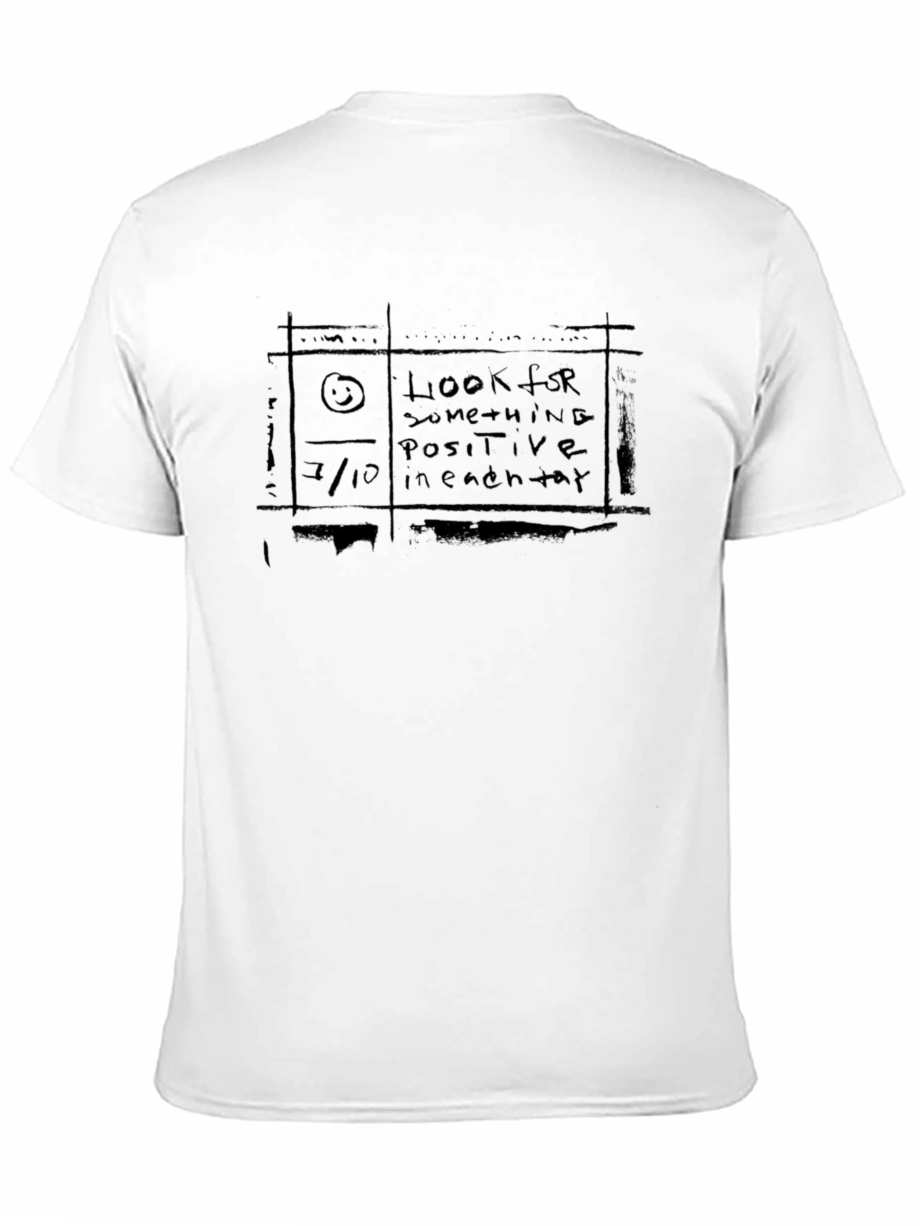 Black Unique Graphic Print Black T-Shirt view 11