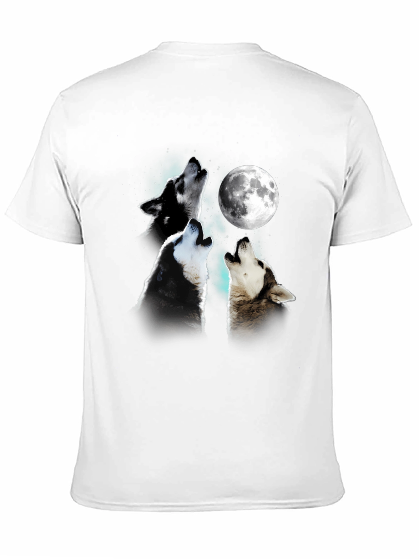 Black Wolf Moon T-Shirt - Unique Graphic Tee view 11