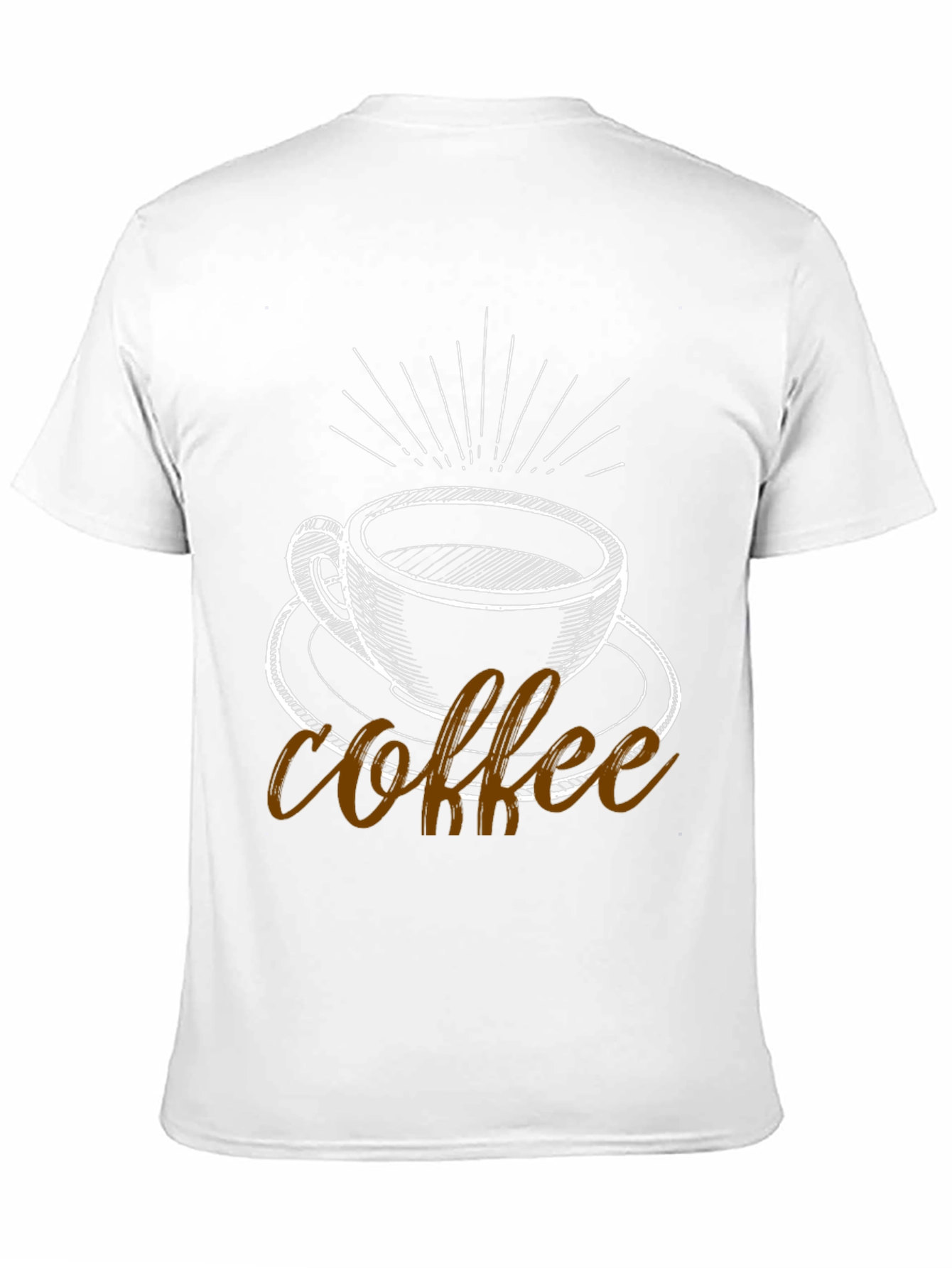Black Coffee Graphic Tee - Black Cotton Blend T-Shirt view 11