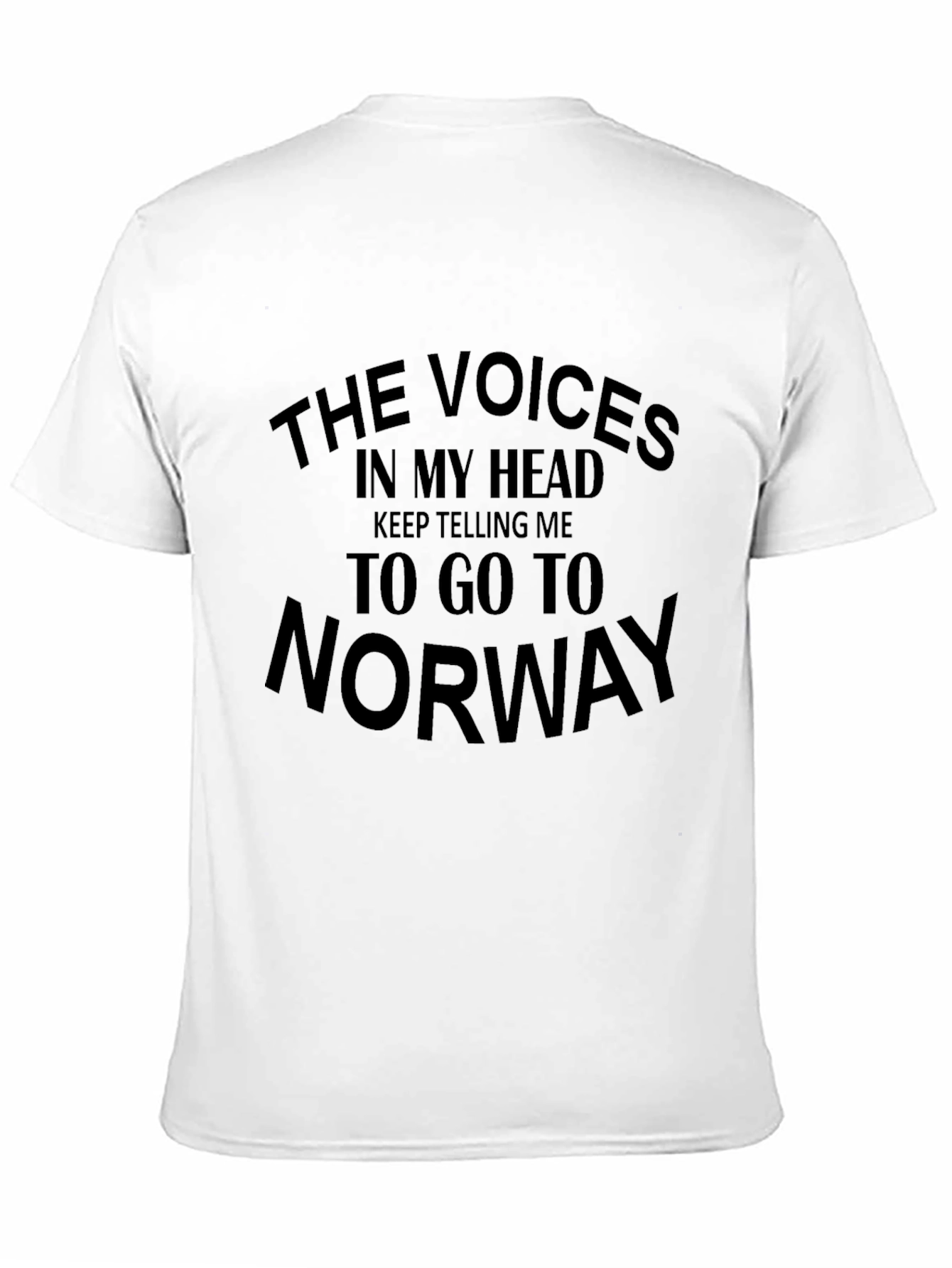 Black Voices in My Head Norway Graphic Tee view 11