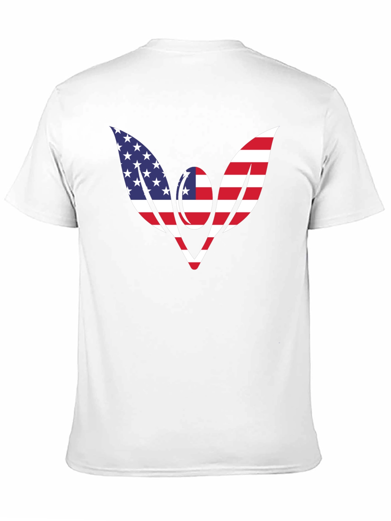 Black American Flag Wings T-Shirt - Patriotic Tee view 11