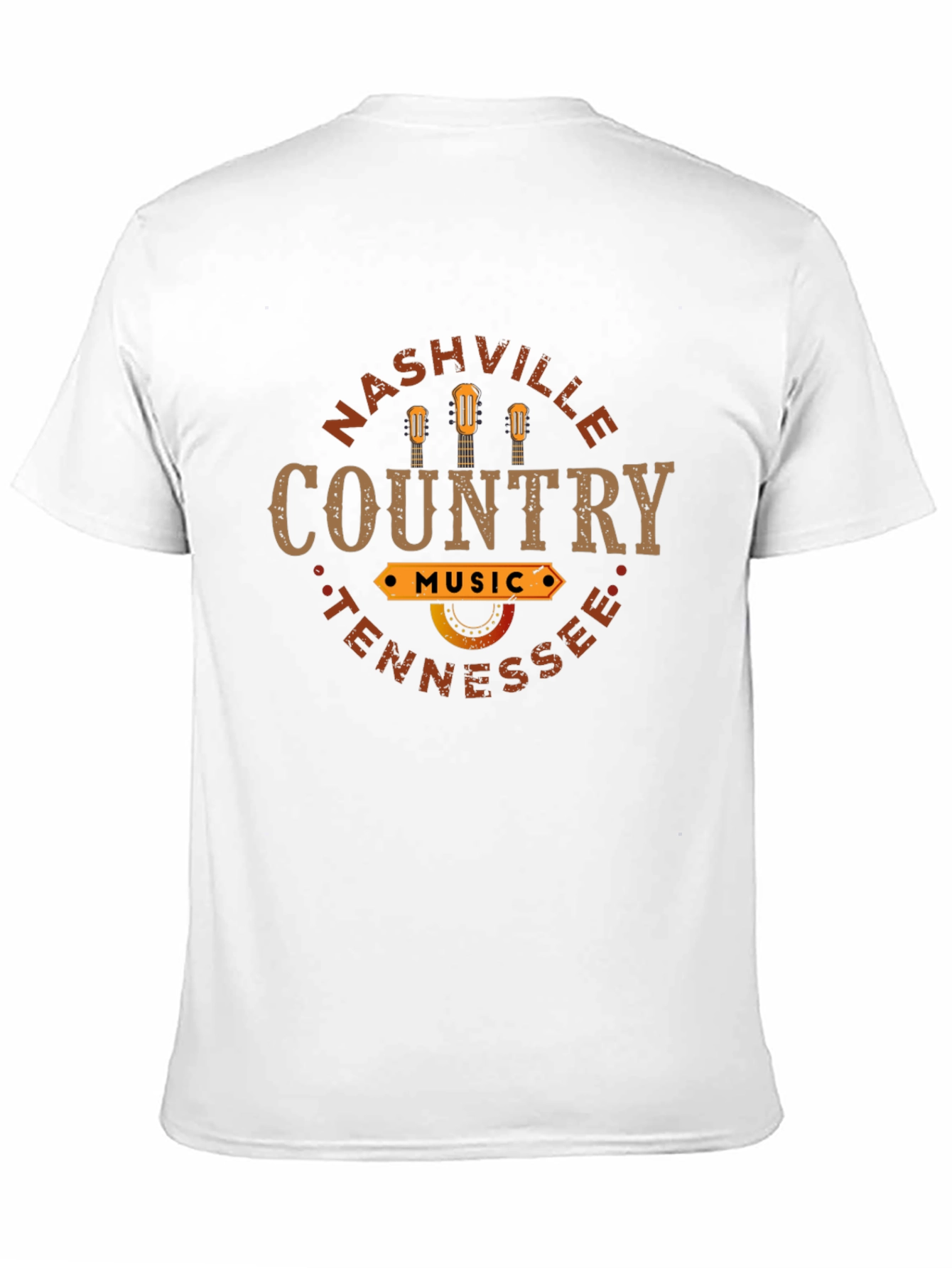 Black Nashville Country Music T-Shirt view 11