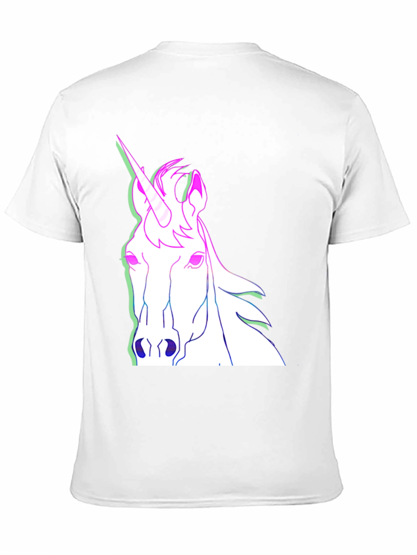 Black Unicorn Graphic Tee - Men's Black T-Shirt view 11