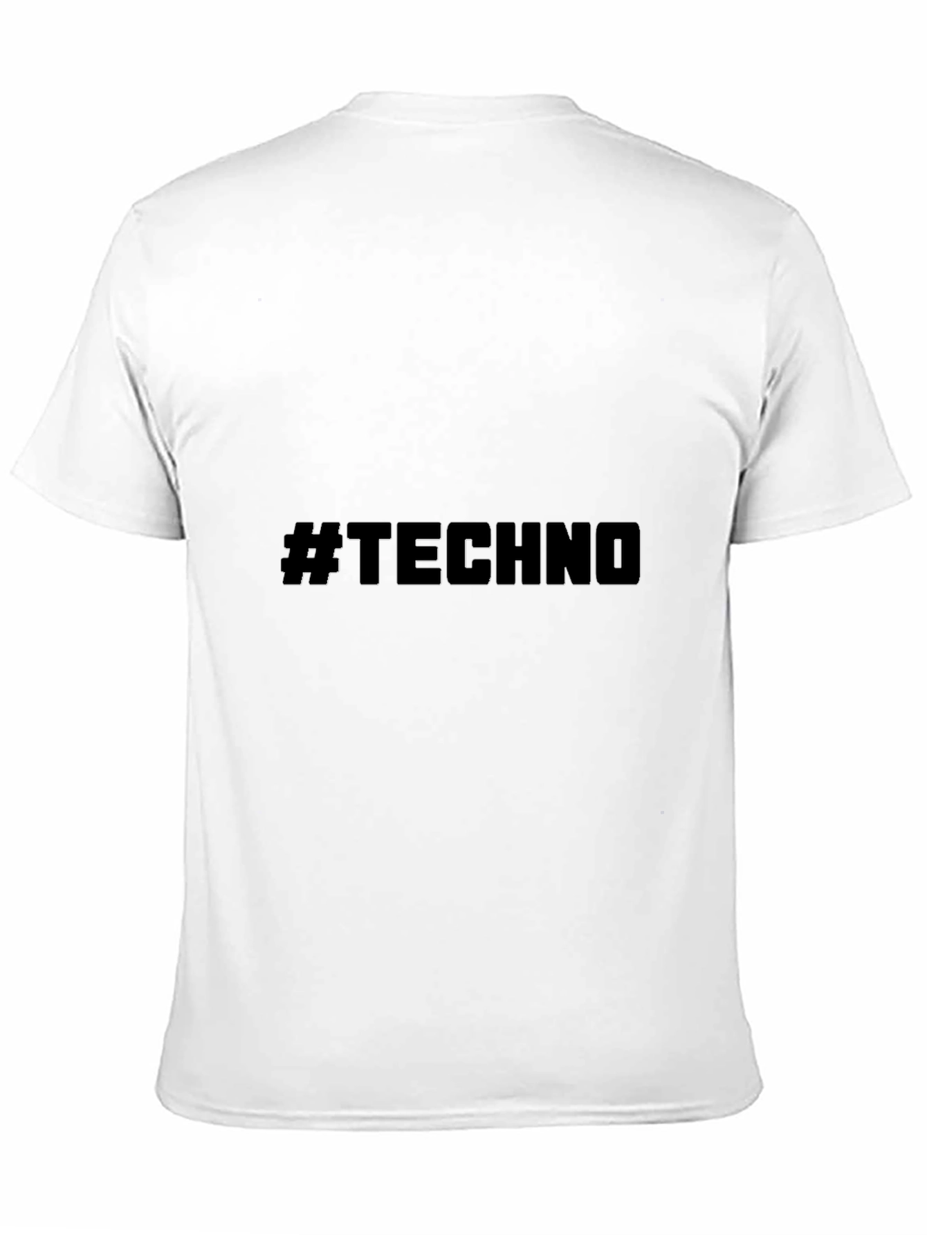 Black Techno T-Shirt - Black Tee view 11