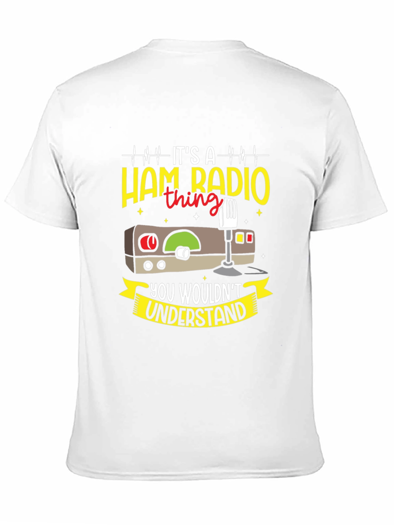 Black Ham Radio Thing T-Shirt view 11
