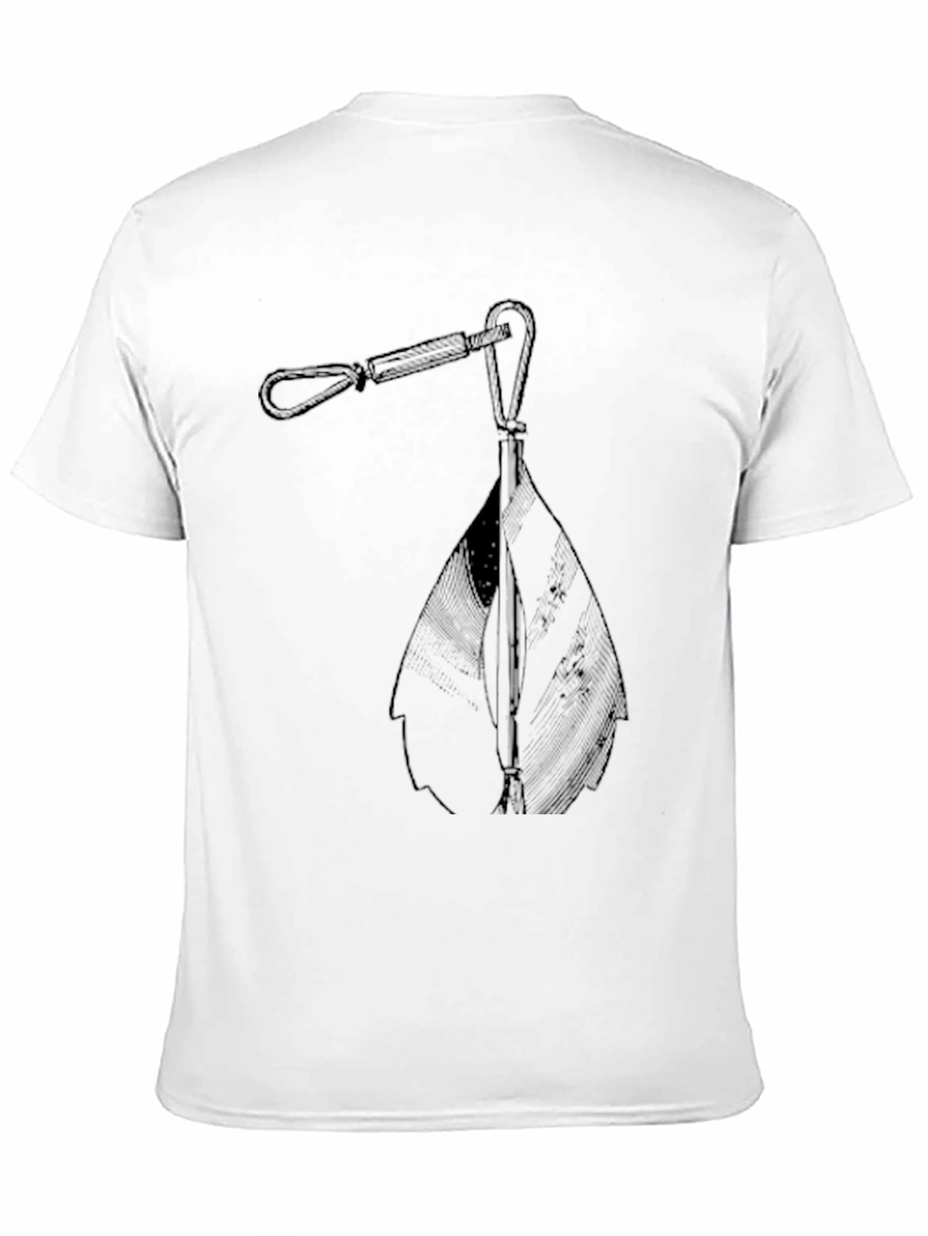 Black Graphic Tee - Pulley Design - Soft Cotton Blend view 11