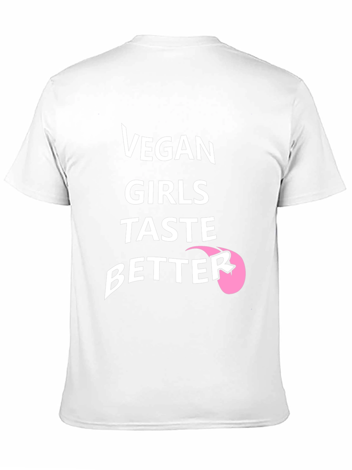 Black Vegan Girls Taste Better Black Graphic T-Shirt view 11