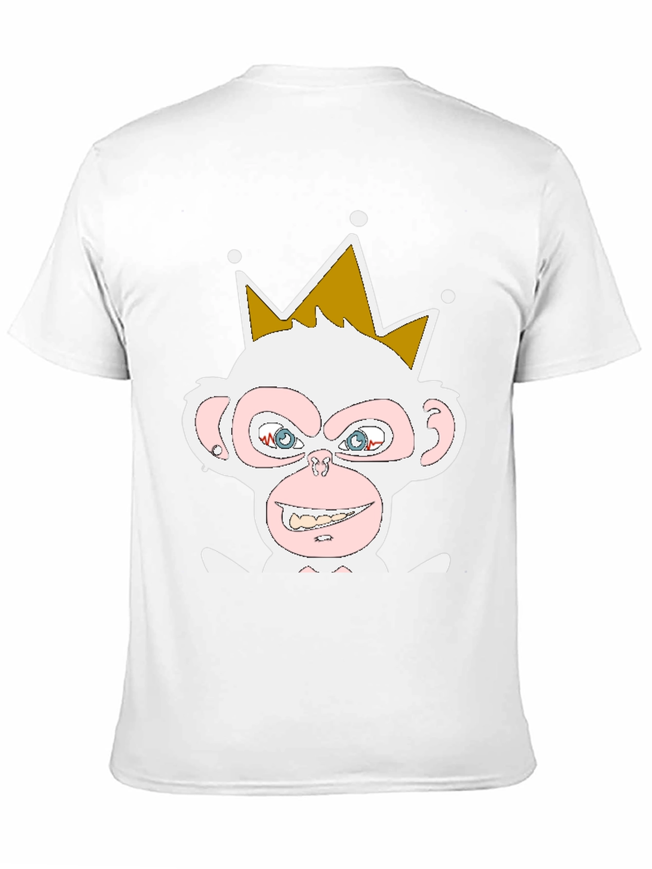 Black King Monkey T-Shirt - Cartoon Ape Tee view 11