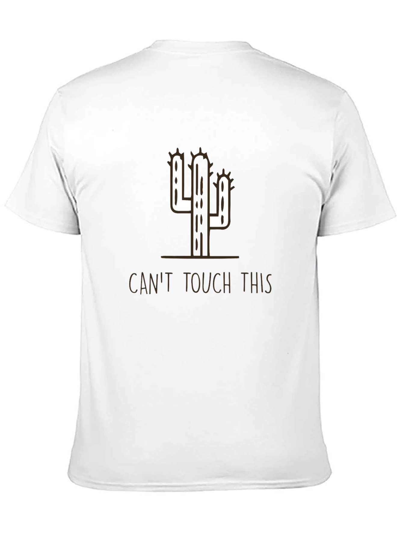Black Cactus Humor Tee - Can't Touch This Shirt view 11