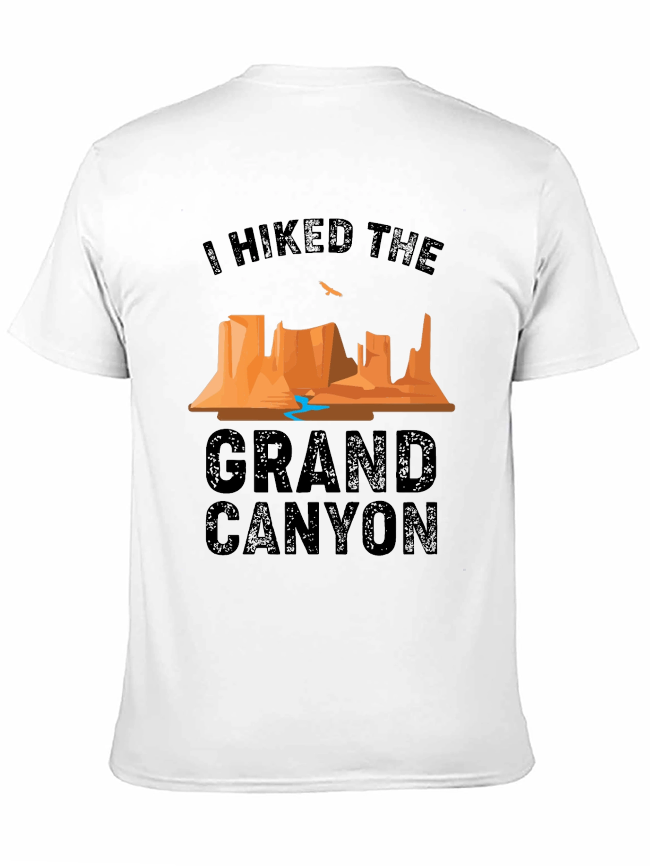 Black I Hiked The Grand Canyon Black T-Shirt view 11