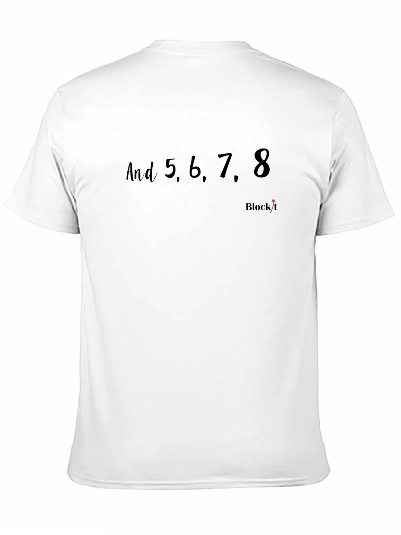 Black And 5, 6, 7, 8 T-Shirt - Dance Team Shirt view 11