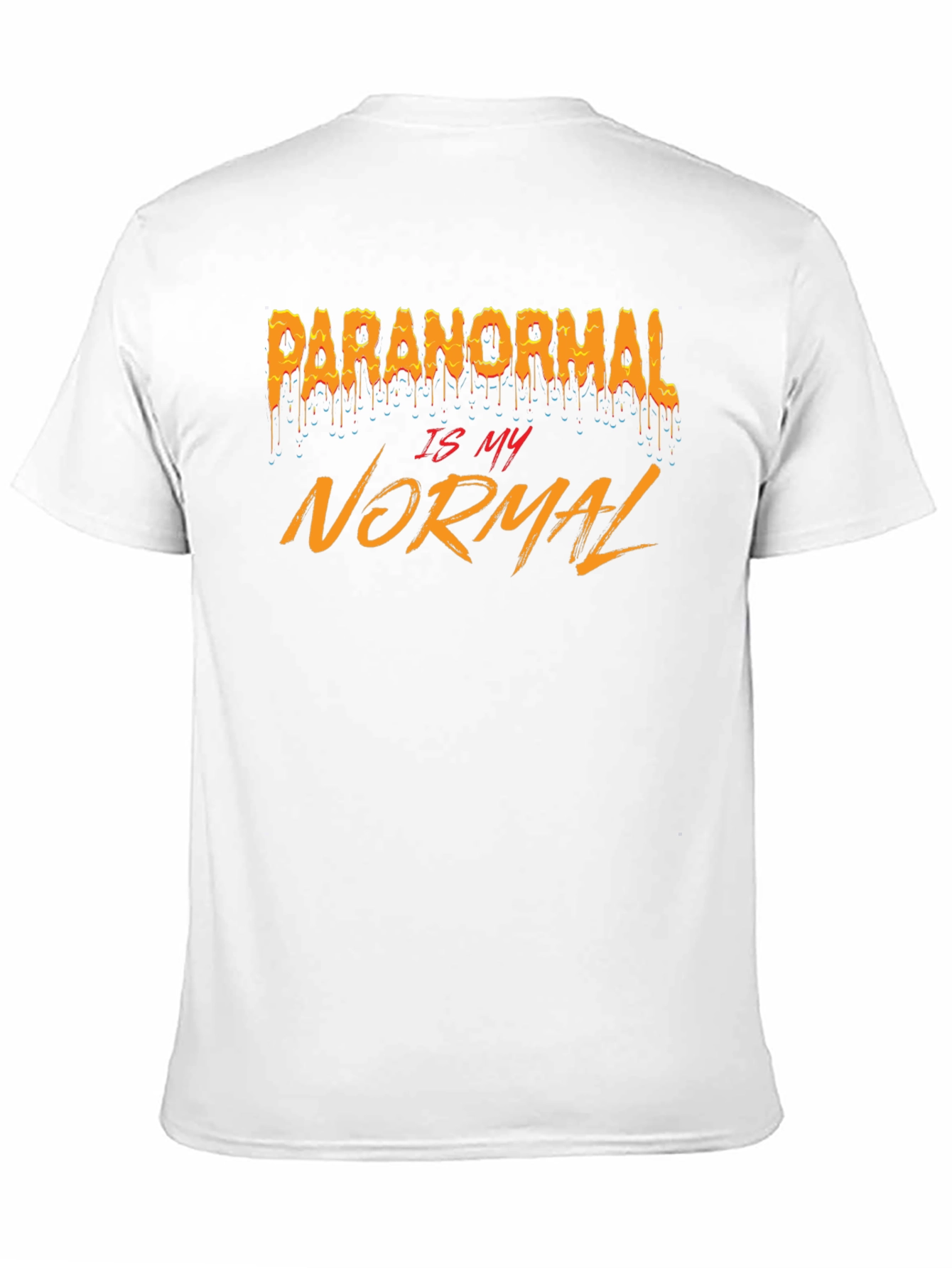Black Paranormal Is My Normal T-Shirt - Black view 11