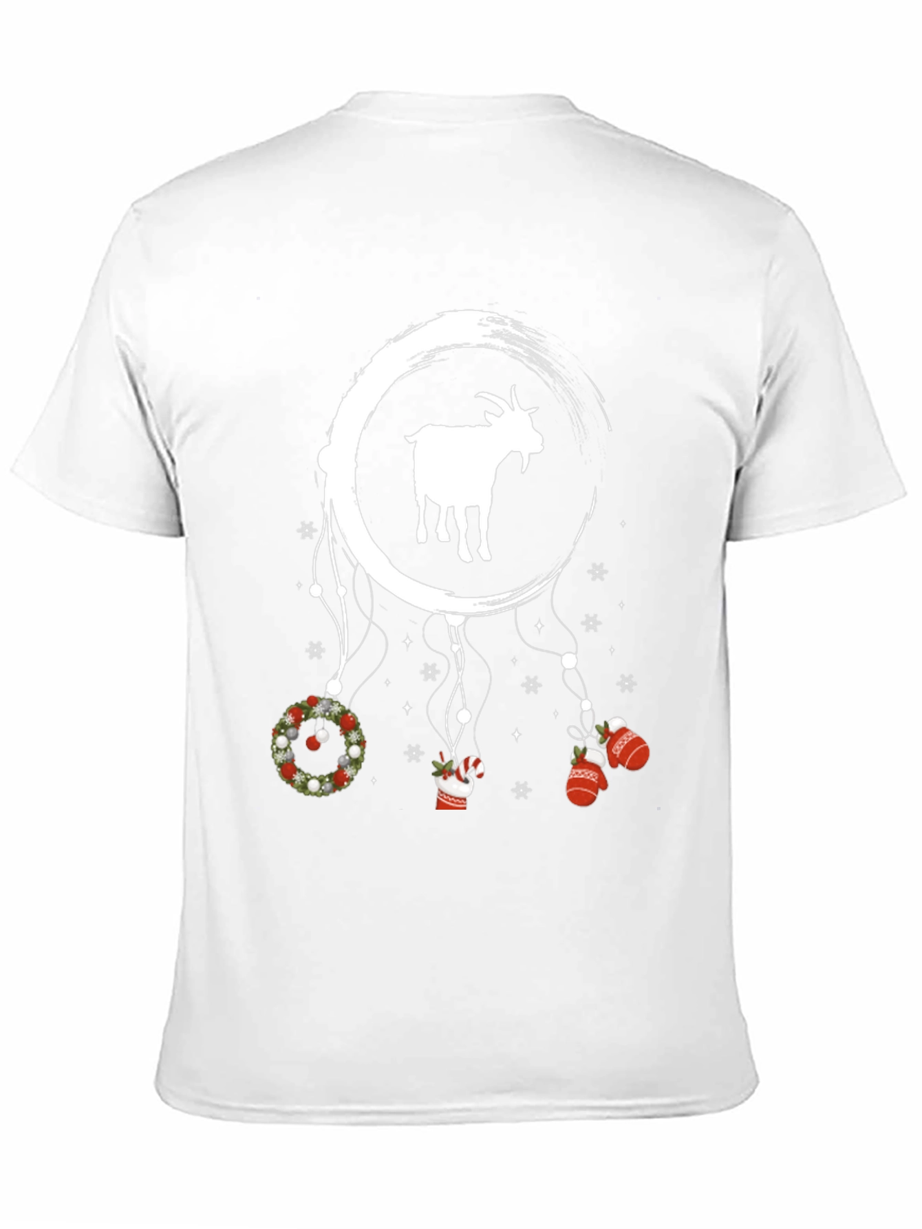 Black Goat Christmas Dreamcatcher T-Shirt view 11