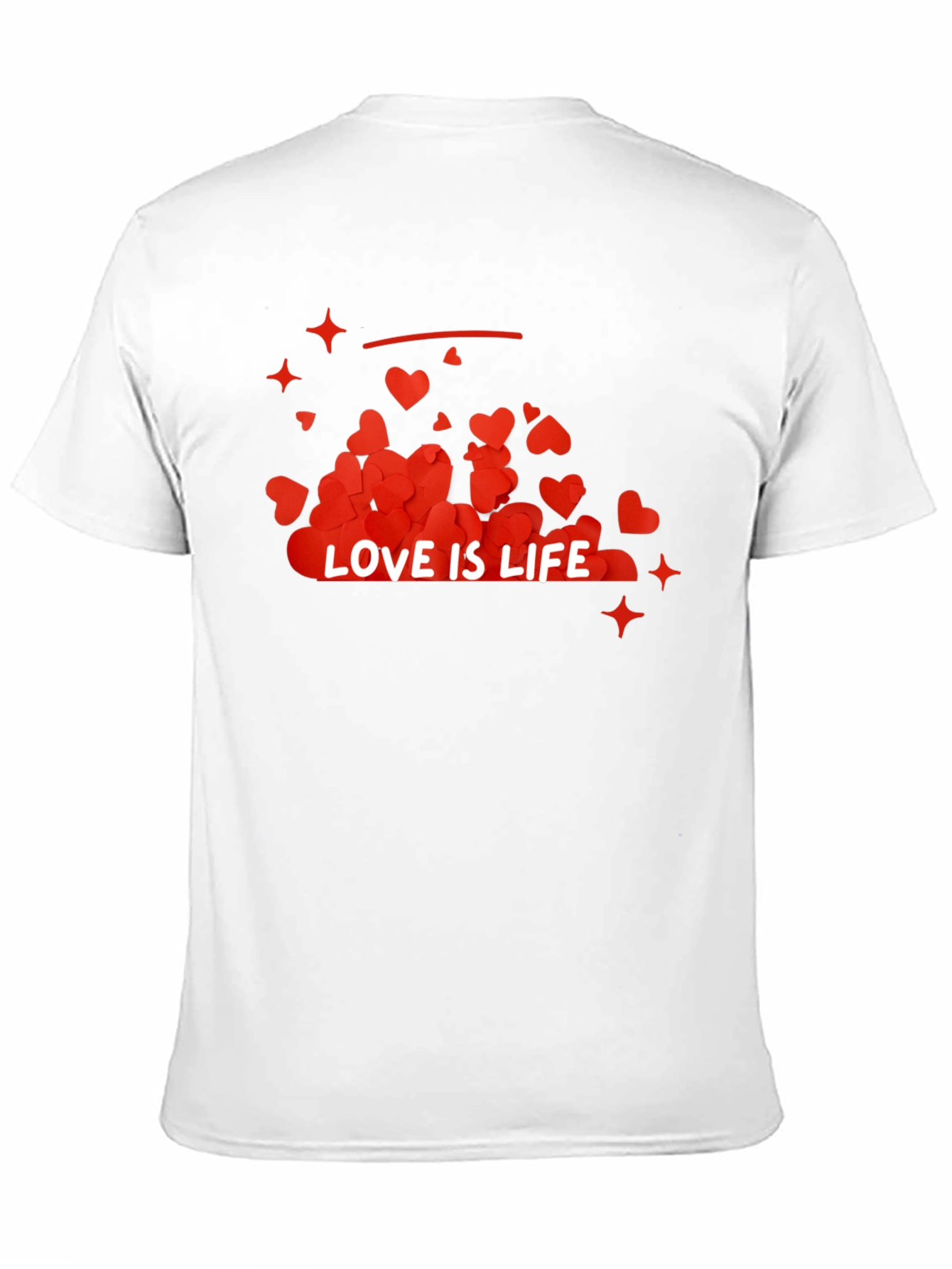 Black Love is Life Graphic Tee - Trendy Casual Wear view 11