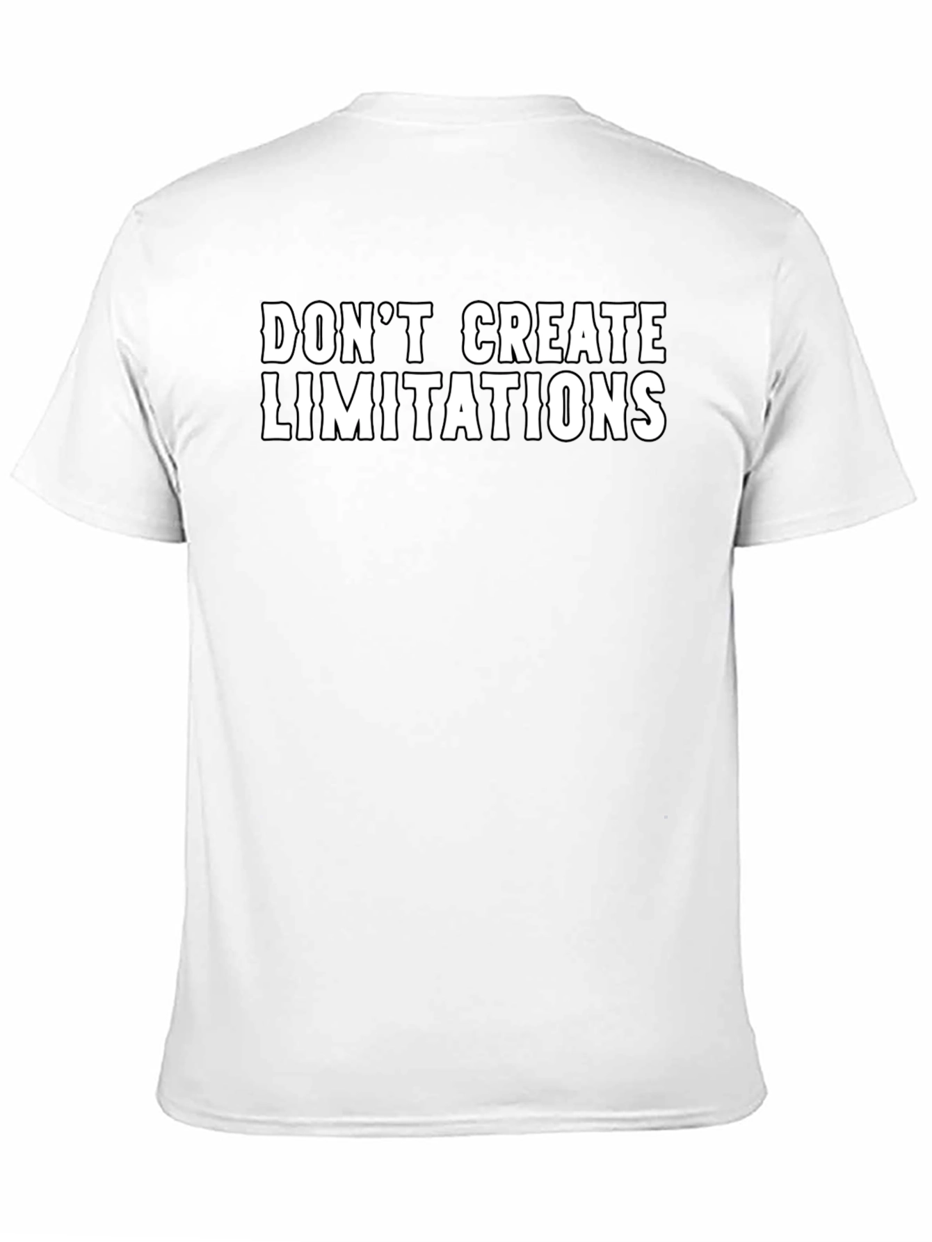 Black Don't Create Limitations Graphic Tee view 11