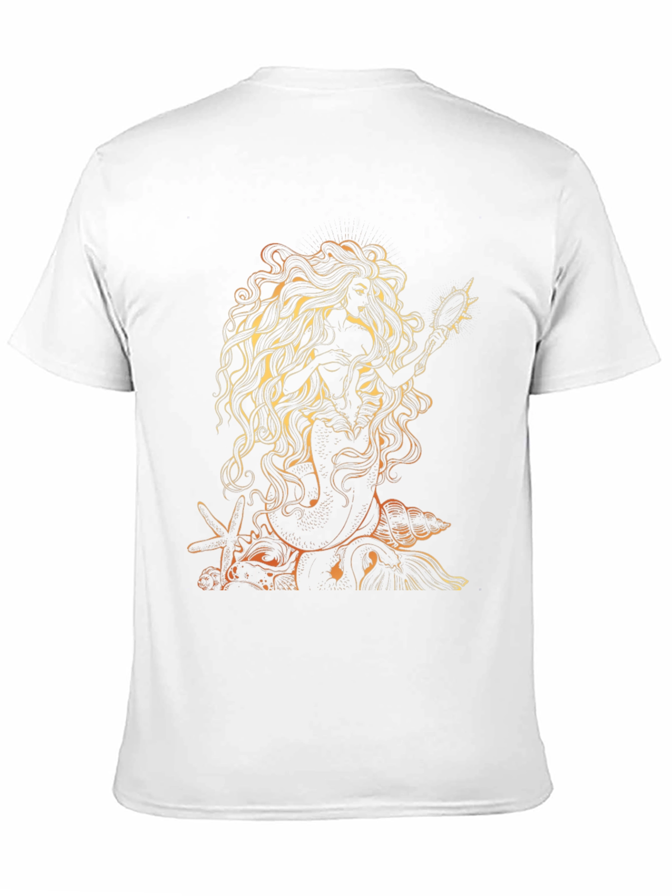 Black Mermaid Graphic Tee - Black view 11