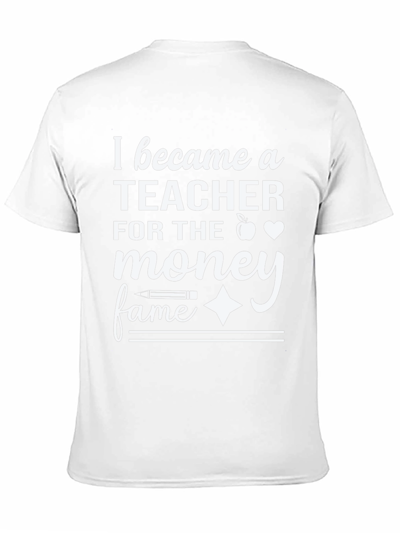 Black Teacher Money Fame T-Shirt view 11